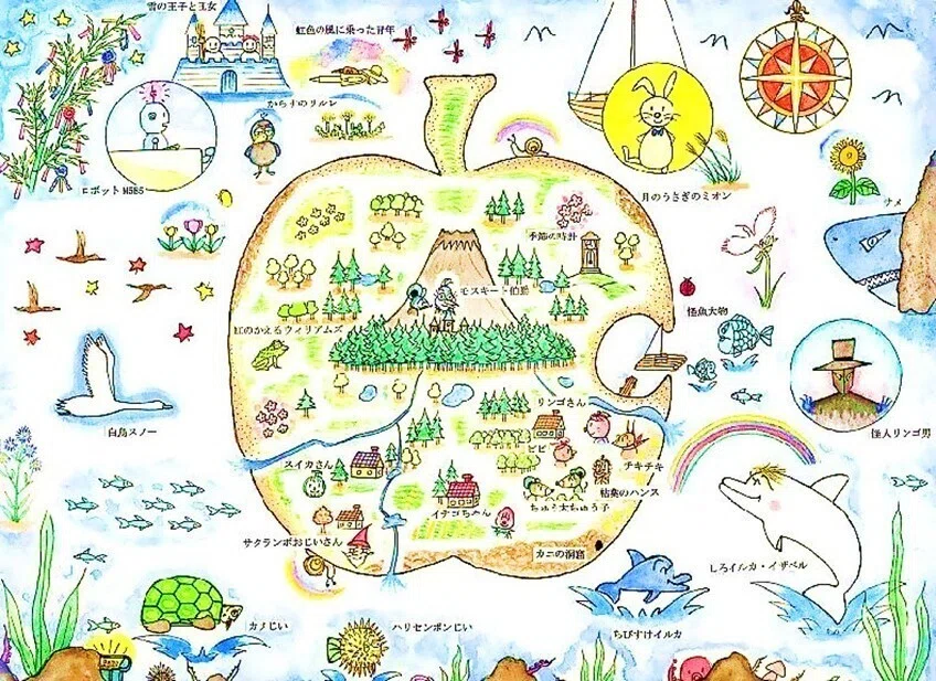 ピピのつばさ フルーツ島の地図
