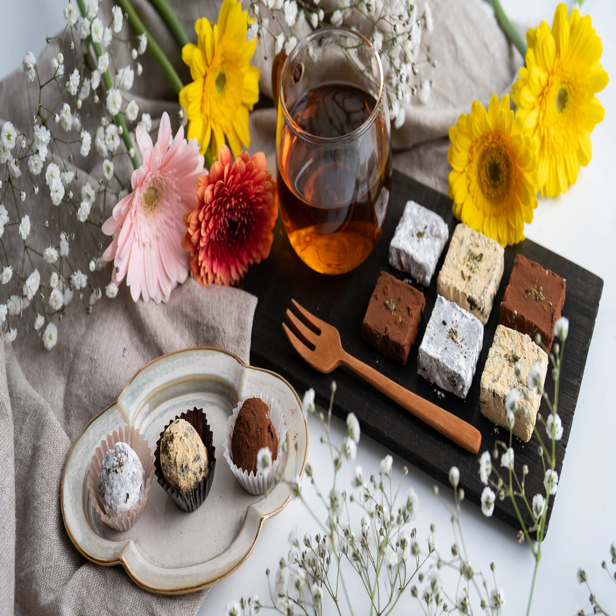 どんなお茶でも作れる お茶フレーバーの生チョコ Tsunaguto Note
