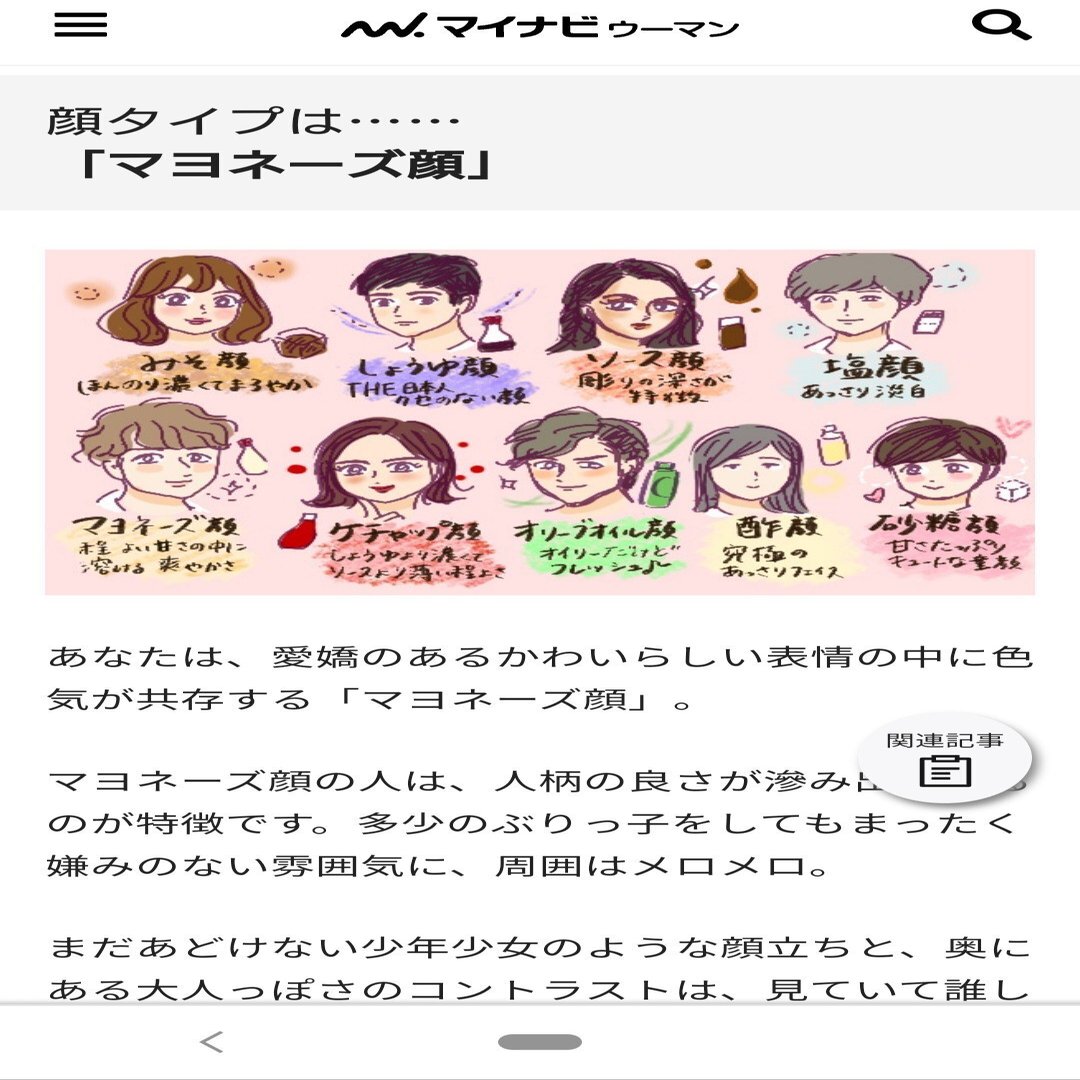 あなたは何顔 松本有華 Note