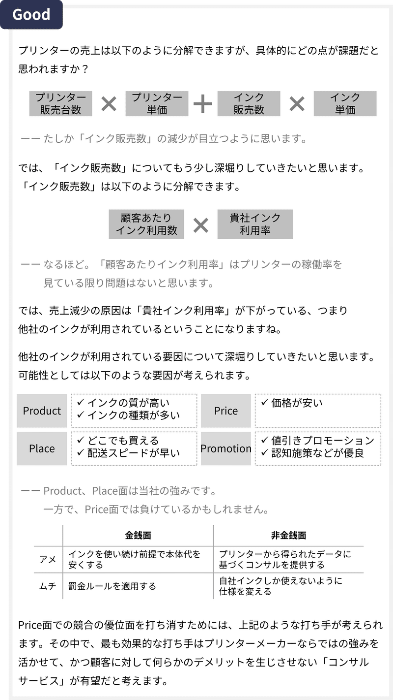 ケース例題_プリンターメーカー