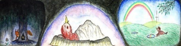 ピピのつばさ その夜の事です。ピピは、怖い夢を見てうなされます・・・。
