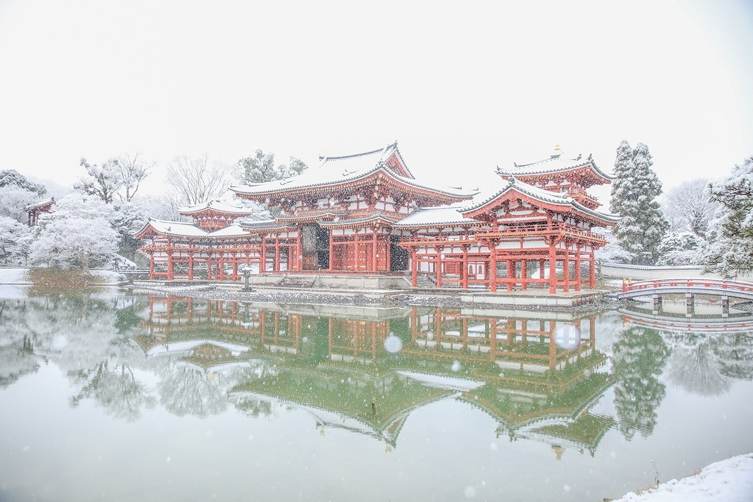 幻の「平等院」雪景色｜京都散歩の旅
