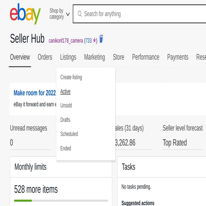 eBay輸出 Sell similarでの出品｜フィルムカメラ修理のアクアカメラ