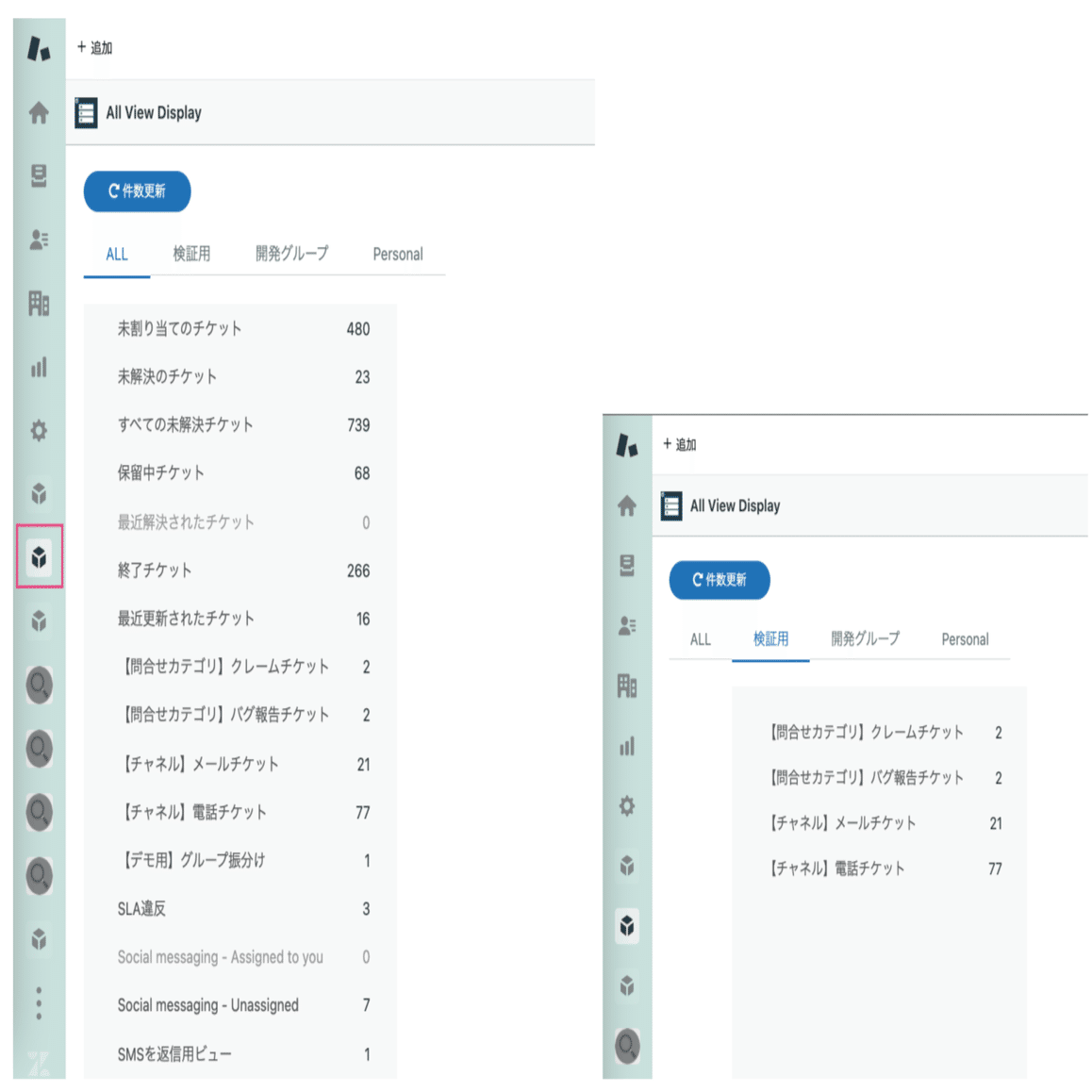 Zendeskのお悩み解決！当社謹製「All View Display - 全ビュー表示