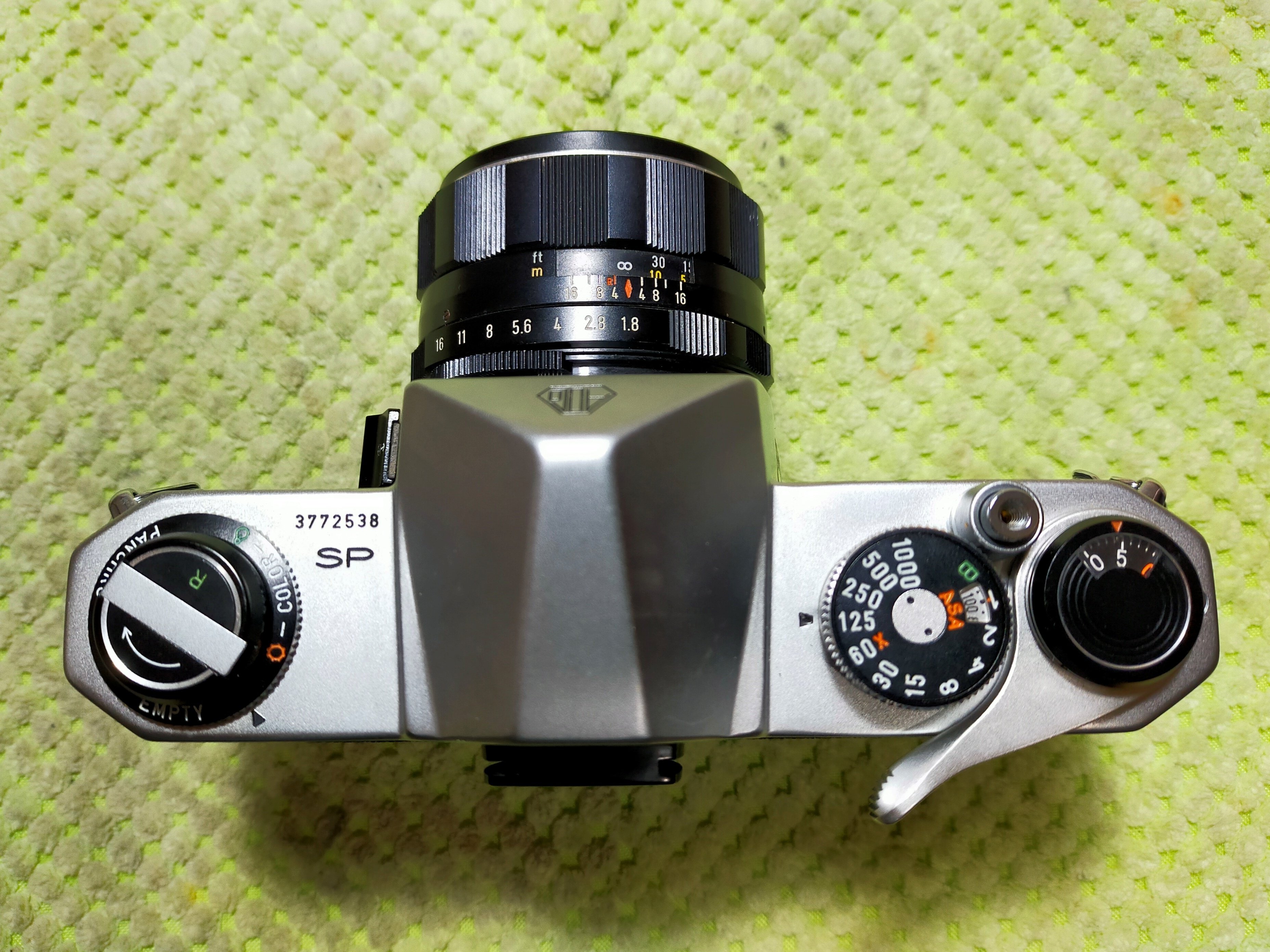 一眼レフの検品方法（ペンタックス SP）｜フィルムカメラ修理のアクア