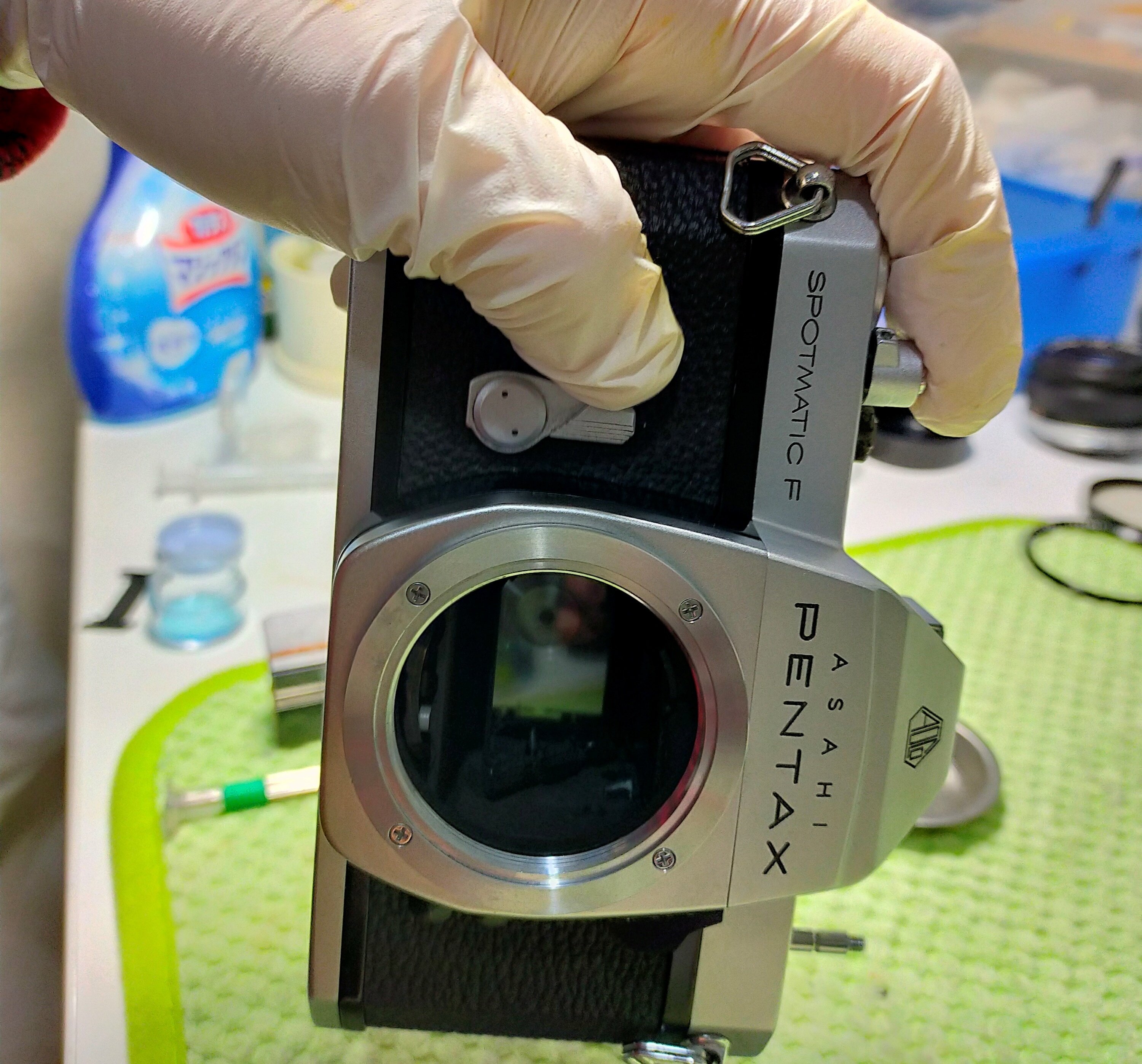 Pentax SPFの分解|フィルムカメラ修理のアクアカメラ Pentax SPFの分解|フィルムカメラ修理のアクアカメラ
