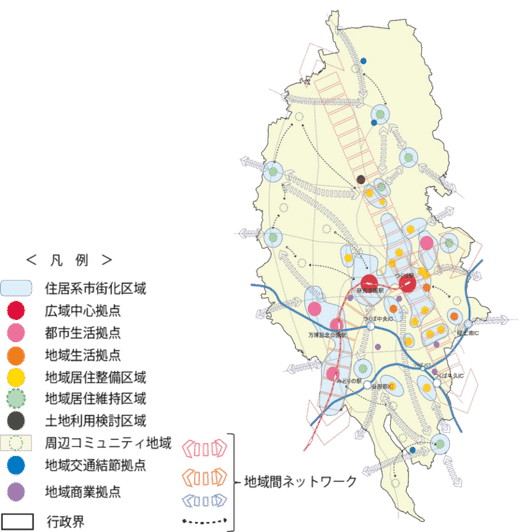 つくば市 (市街) 地図 ゼンリン 高エネ研南側未利用地土地利用計画｜NAKAJI