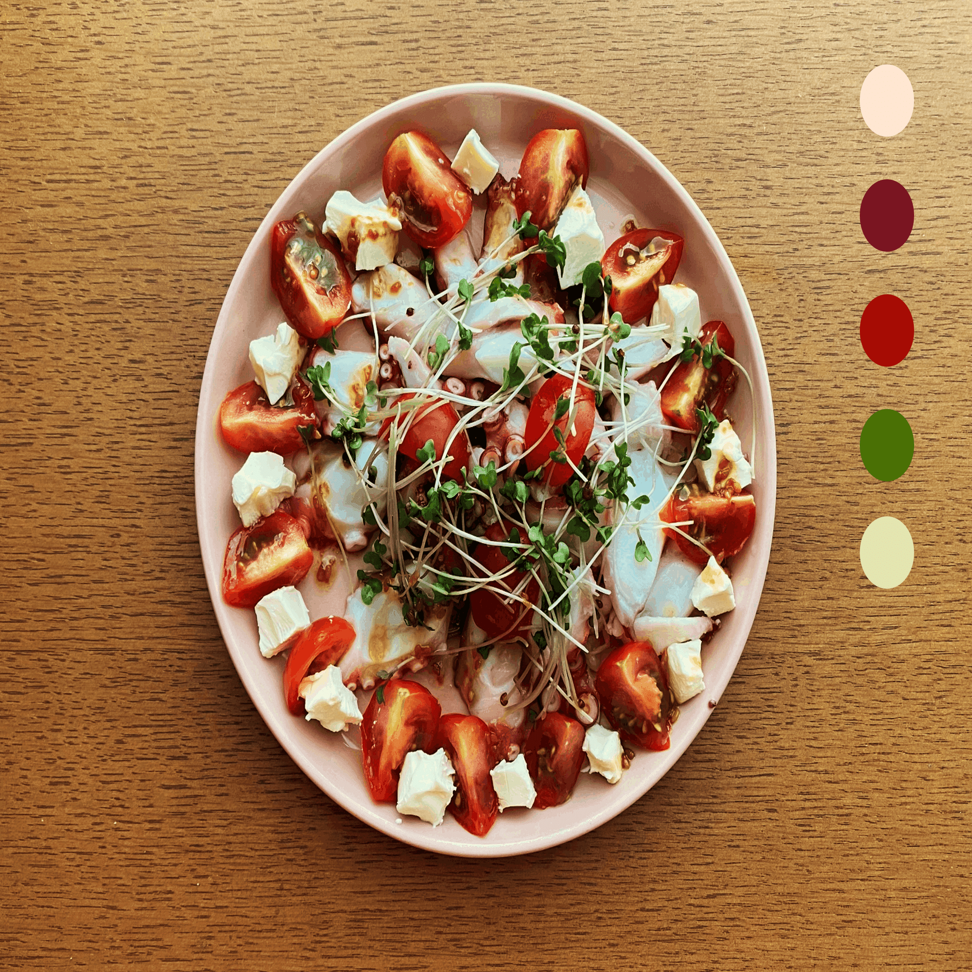 ピンクのお皿がどんな料理にも合う理由を考えた 麦 Pptx Note