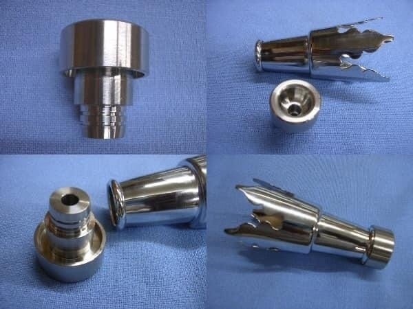 法螺貝笛用 マウスピース + 口金・法螺貝・ホラガイ・吹き口 ◇法螺貝笛用 マウスピース & 口金◇法螺貝・吹き口◇