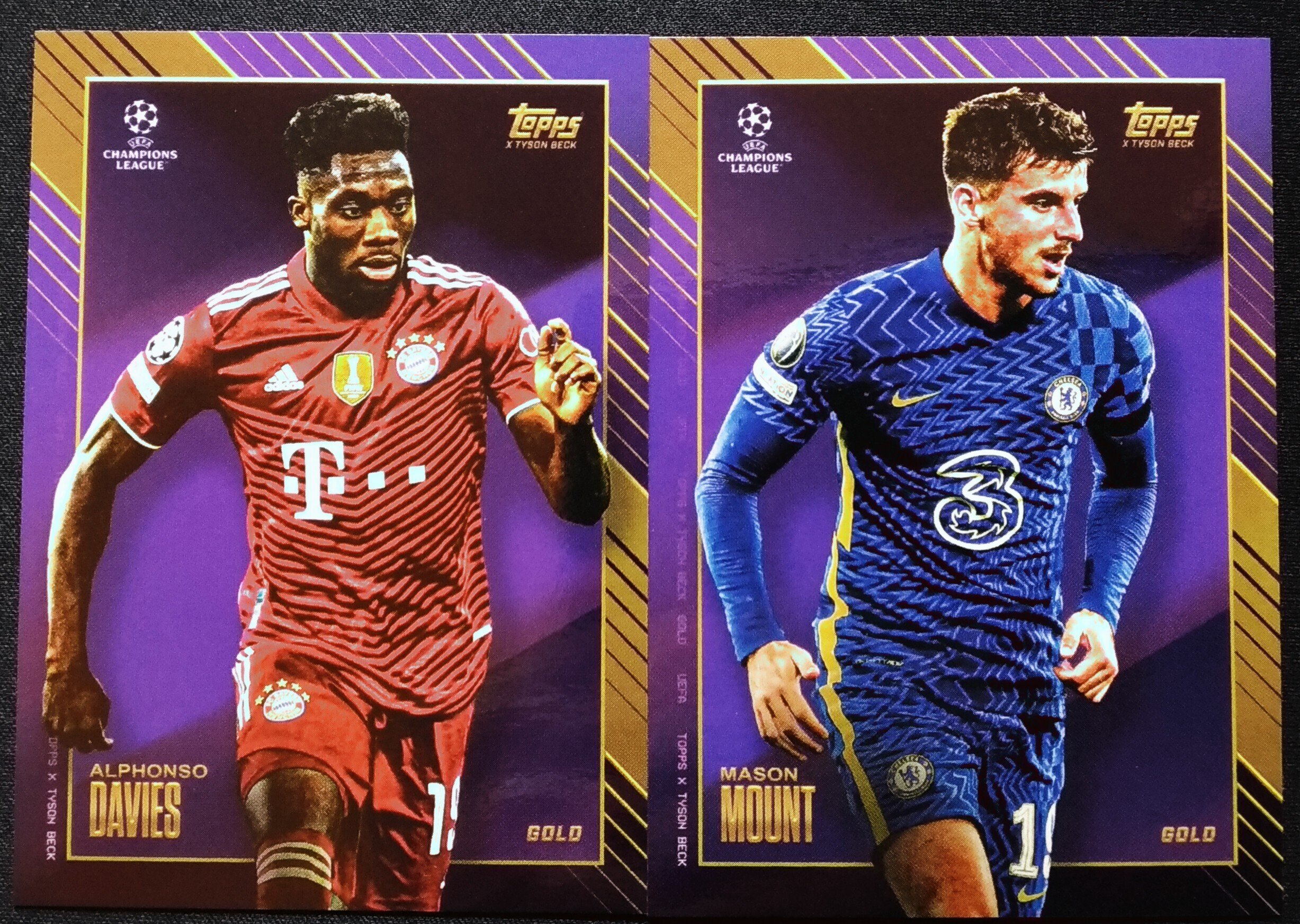 サッカーカード開封結果 Topps UEFA Champions League Gold 2021｜AYA