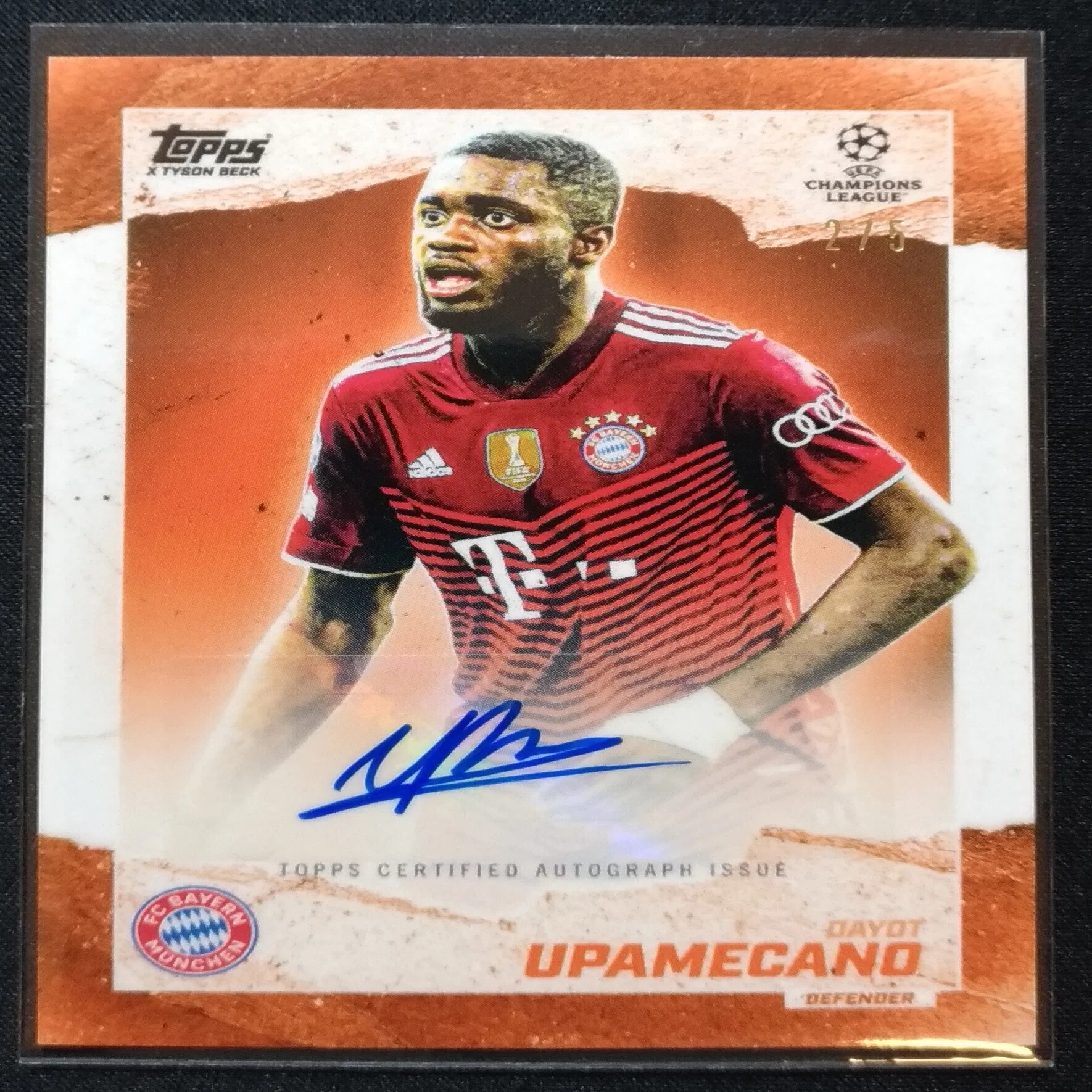 サッカーカード開封結果 Topps UEFA Champions League Gold 2021｜AYA