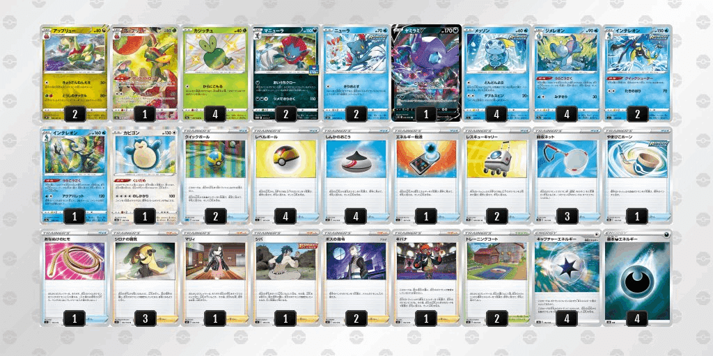 シャルポケ優勝 アップリュー マニューラ Eしだ まにまに Note