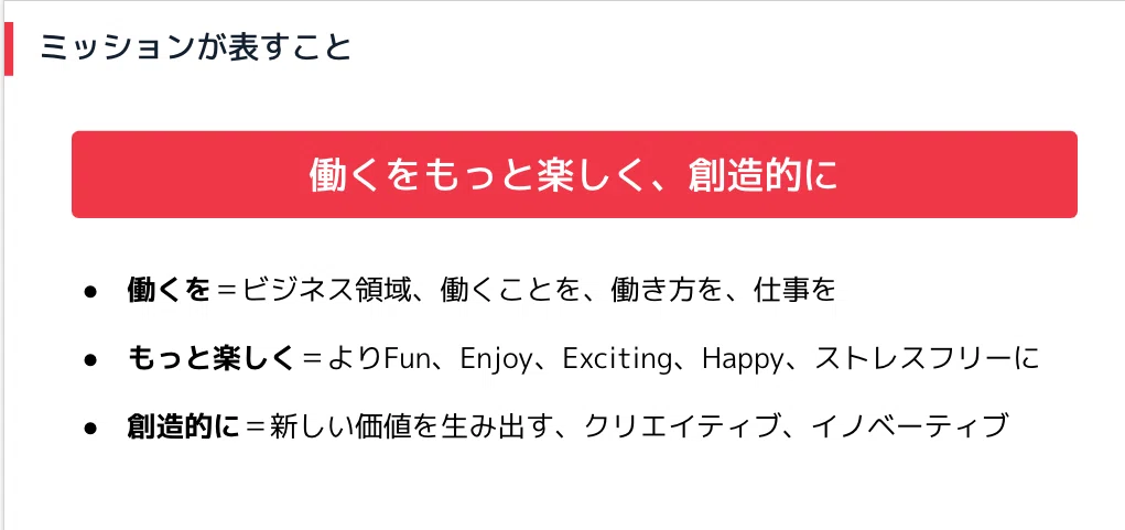 ミッションが表すこと