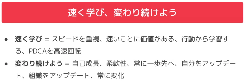 速く学び、変わり続けようの分解