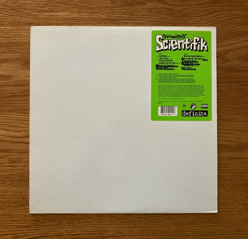 LP Scientifik – Criminal Q-T】 600 HIPHOP VINYL RECORDZ -CLASSICS 