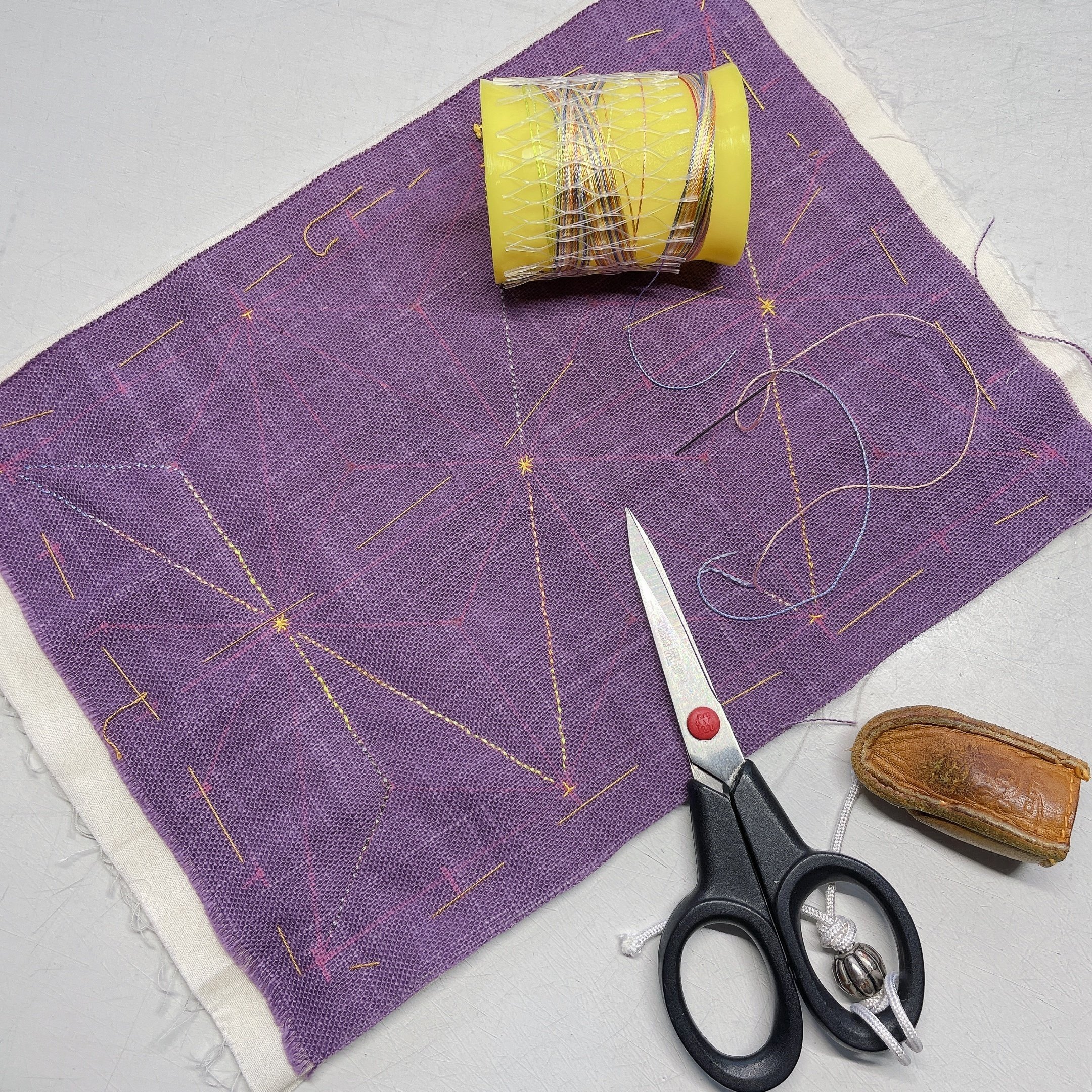 ポジャギ制作過程】ヌビ、始めました｜pojagi*sono