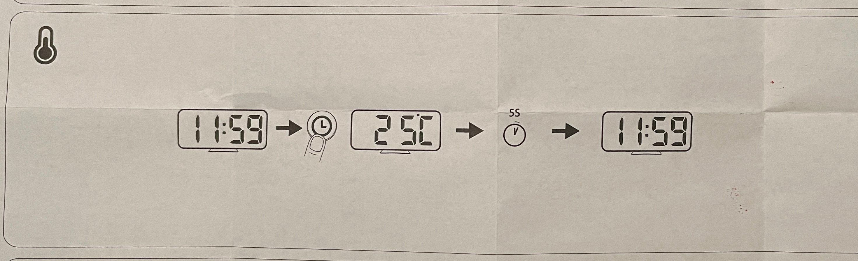 取扱説明書 Ikeaのデジタル時計 Nollning ノールニング の使い方 非公式 ゆきお Note