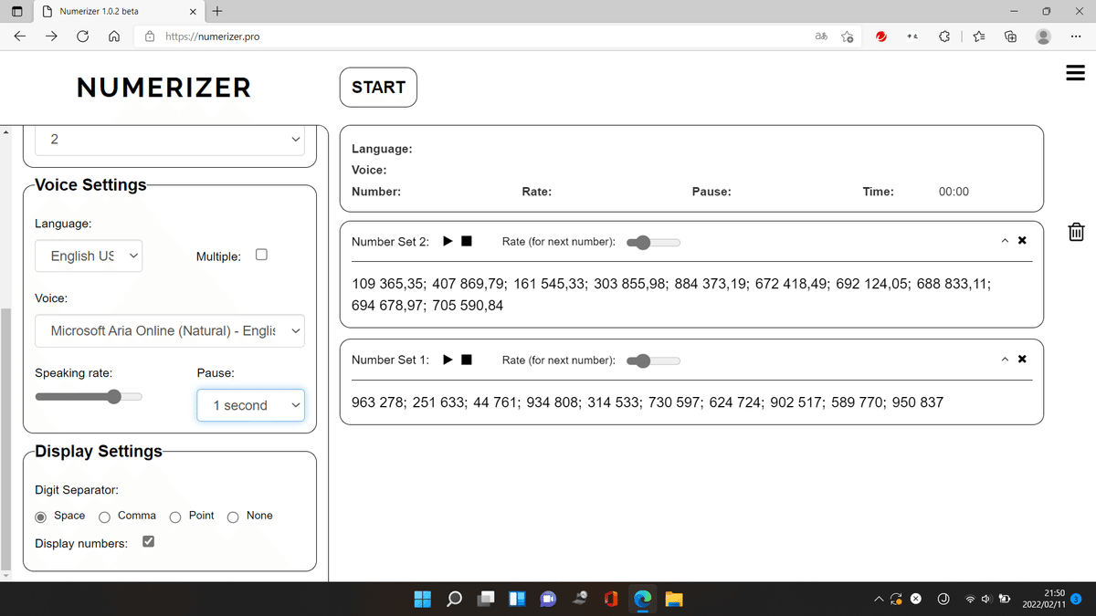 外国語の数字の練習サイト「Numerizer」｜じょさのん@語学屋さん
