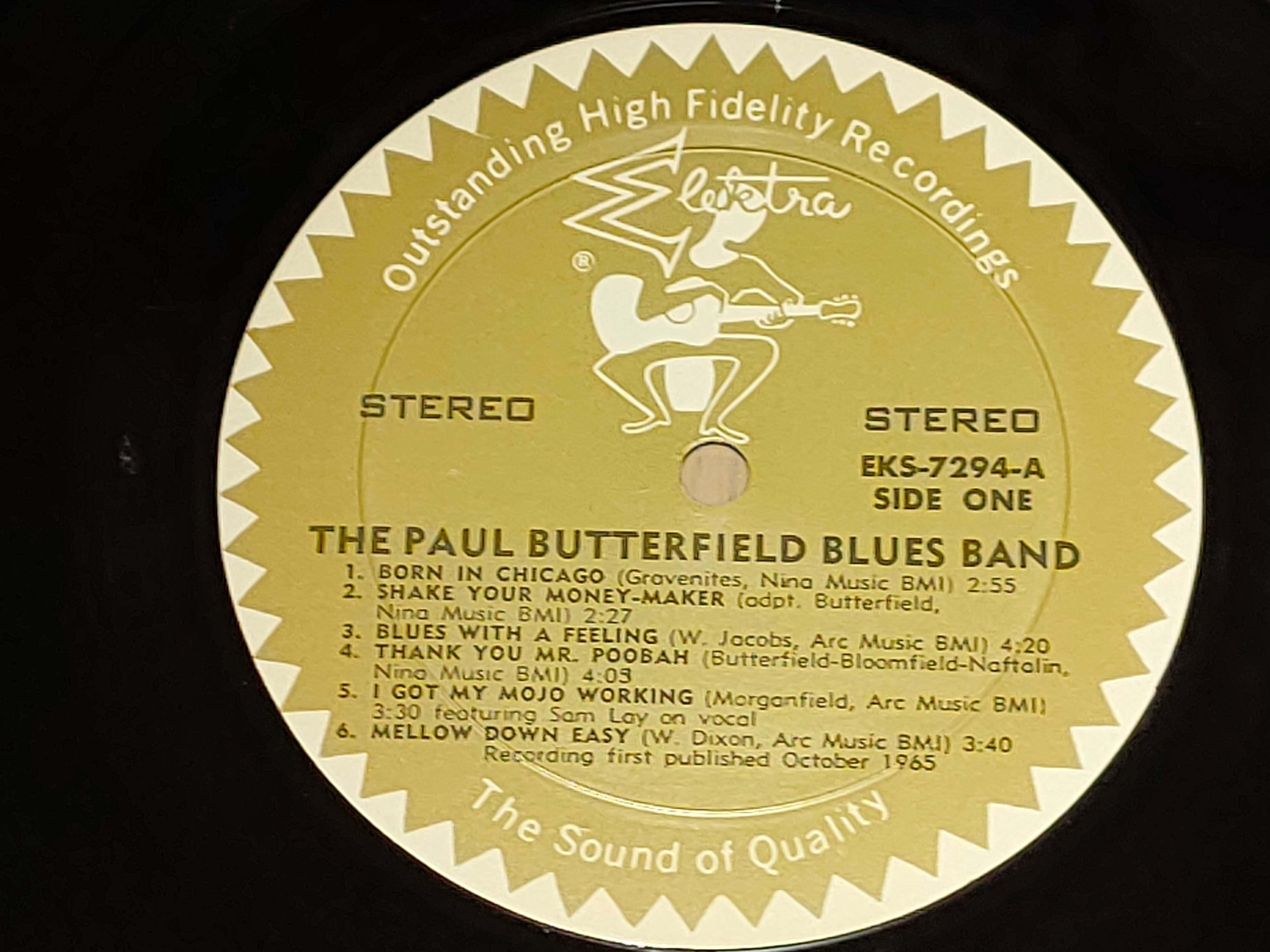 ポール・バタフライ　レコード The Paul Butterfield Blues Band】(1965) ホワイト・モダン