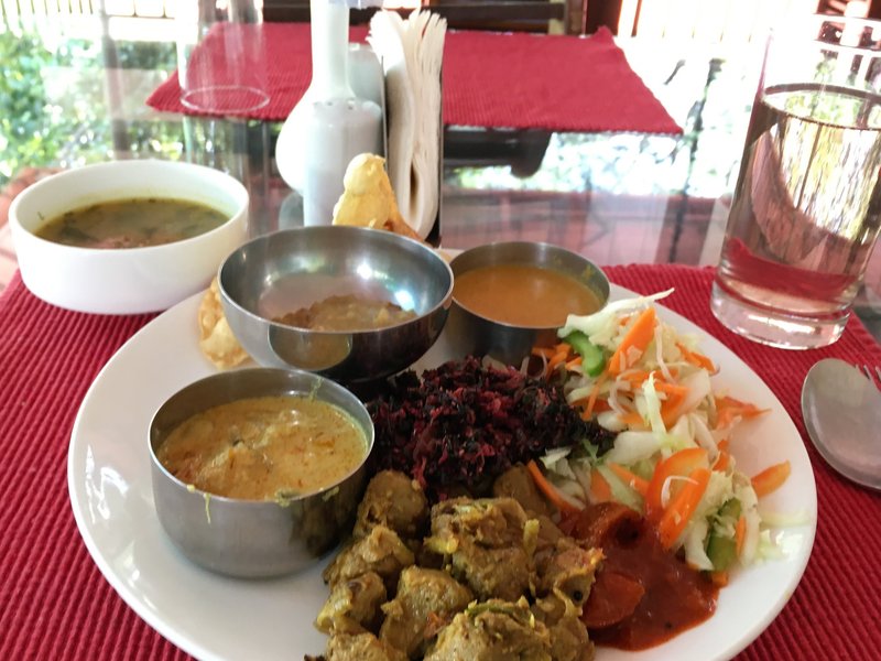 ケララのランチ その1　Kerala lunch