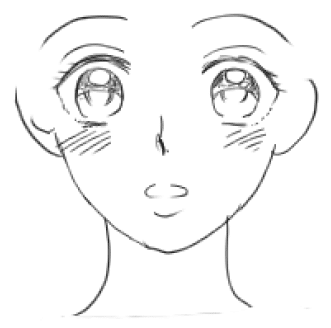クリスタ 少し驚いた顔の女の子 を描いてみた りとるけい Note