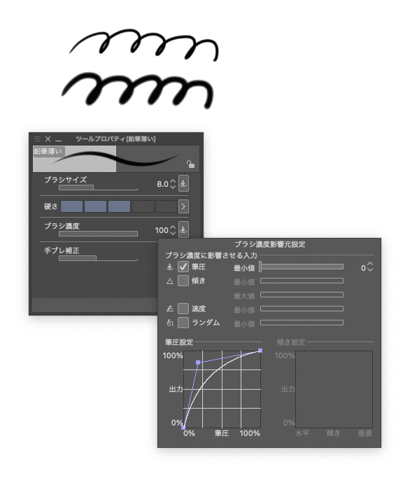 Clip Studio ブラシ設定覚え書き ひるね Note Clip Studio ブラシ設定覚え書き ひるね Note