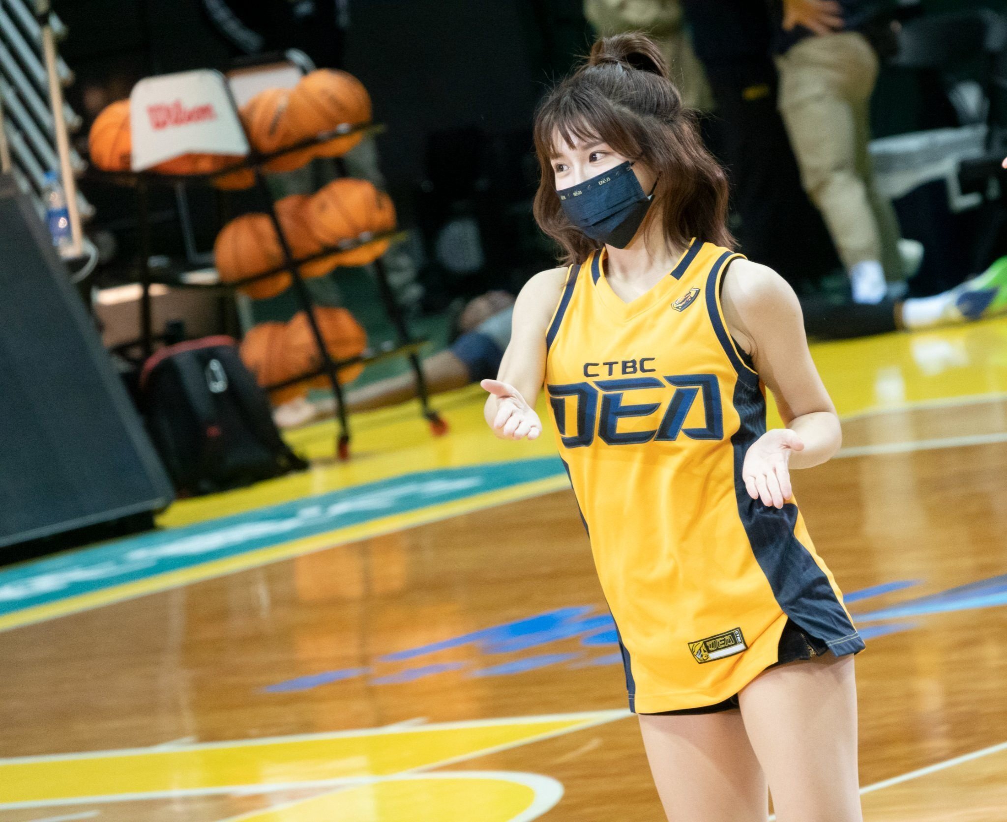 630.【2022年峮峮応援記録 1月-3】峮峮（チュンチュン）のバスケチア