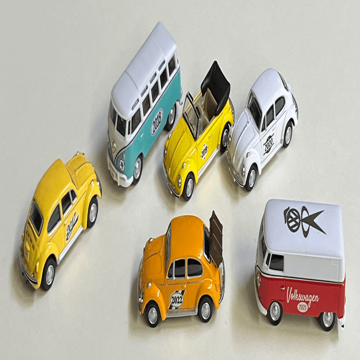 🚙バレンタイン - ミニカー & 実車 (GOLF,BEETLE,VANAGON) -｜長畑ひろのり