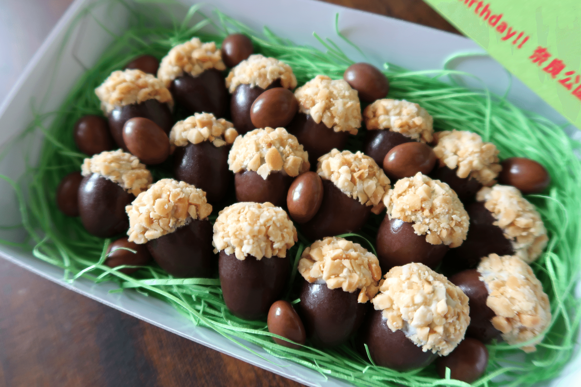 バレンタインに「どんぐりの森」を作ってみました！｜ヨシノマホ🦌奈良