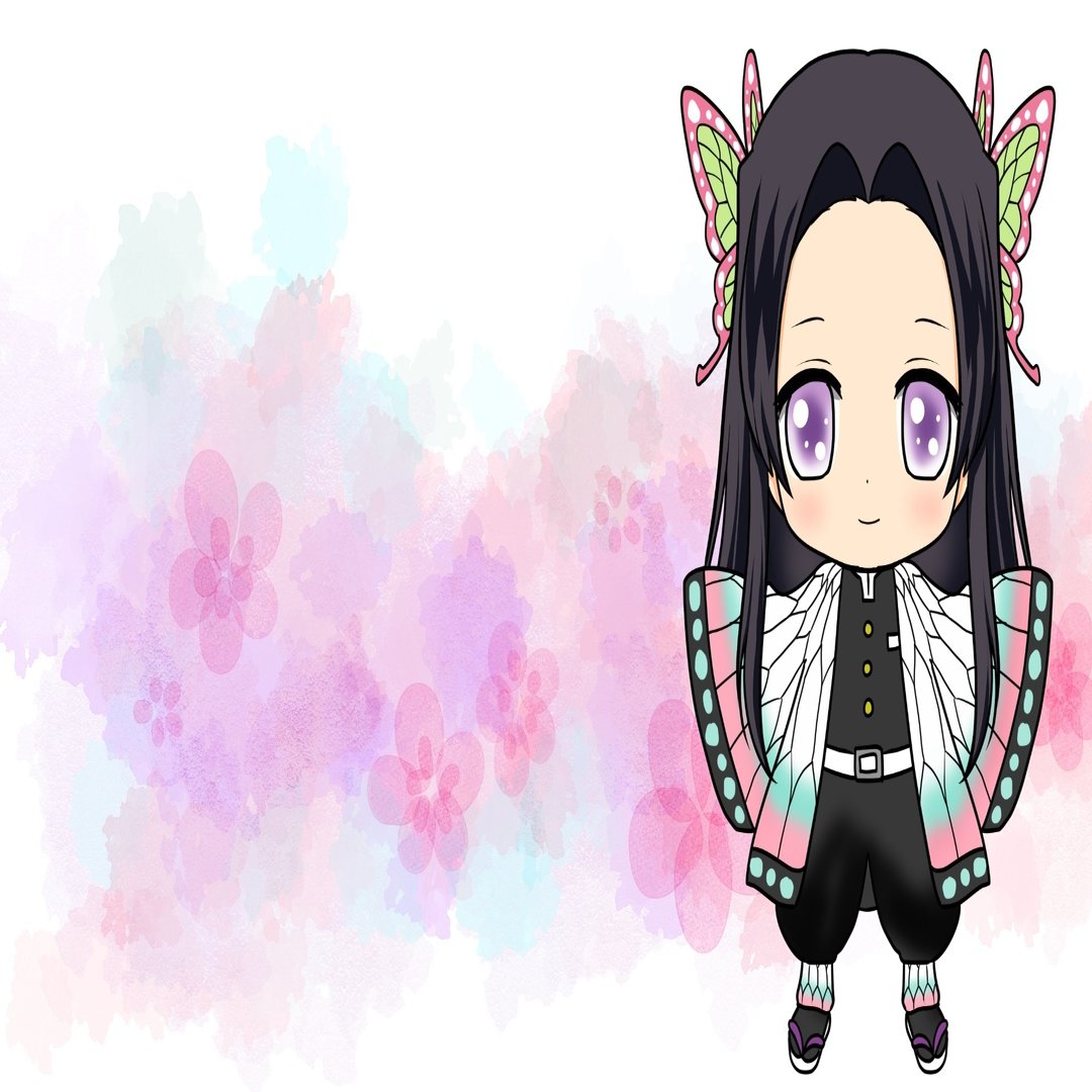 100均画材で簡単 胡蝶カナエを描いてみました カノカ Note