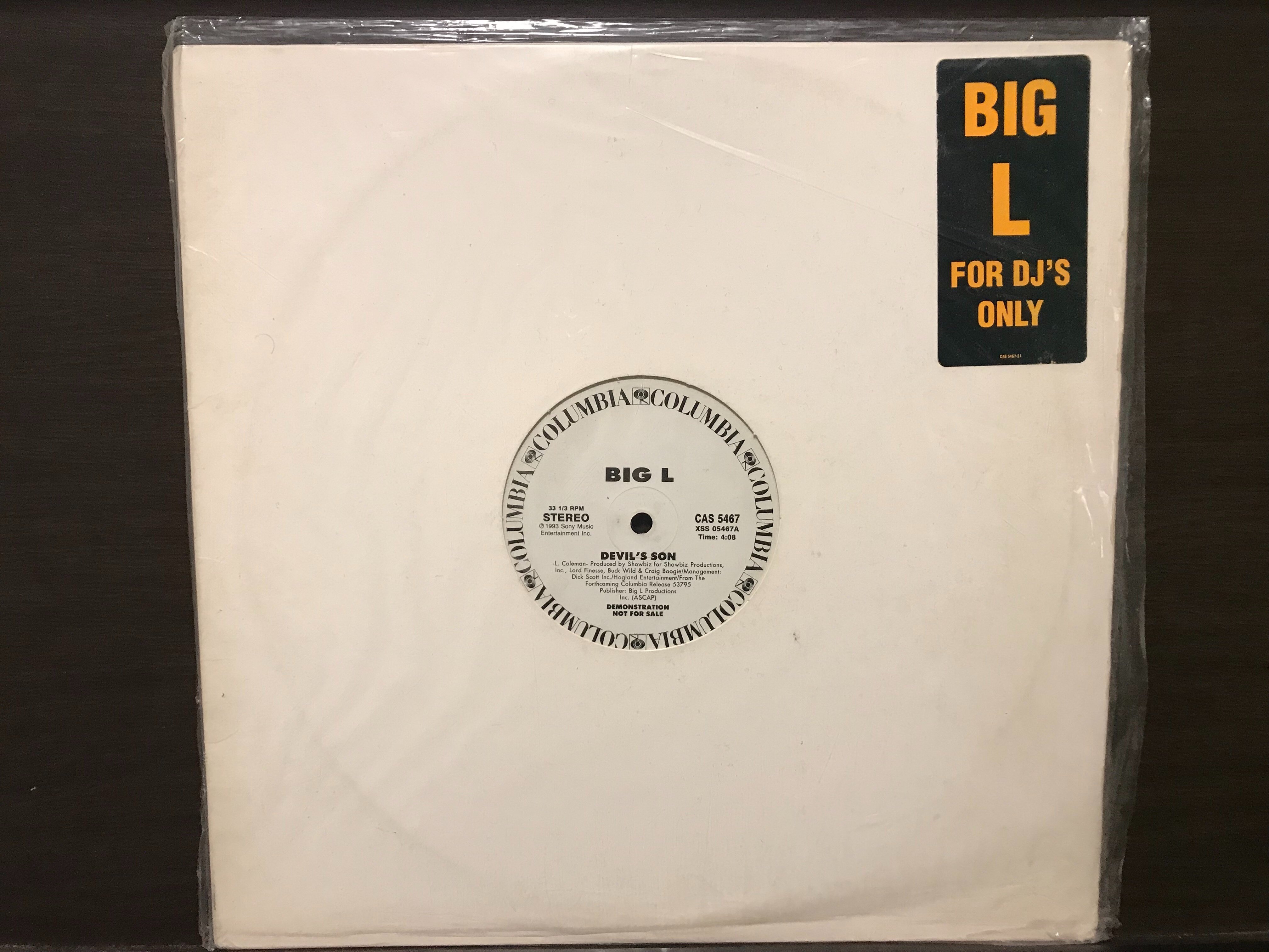BIG L / ファーストアルバム USオリジナル LP 名盤 極上の1枚 Vol.2｜アカヒゲ
