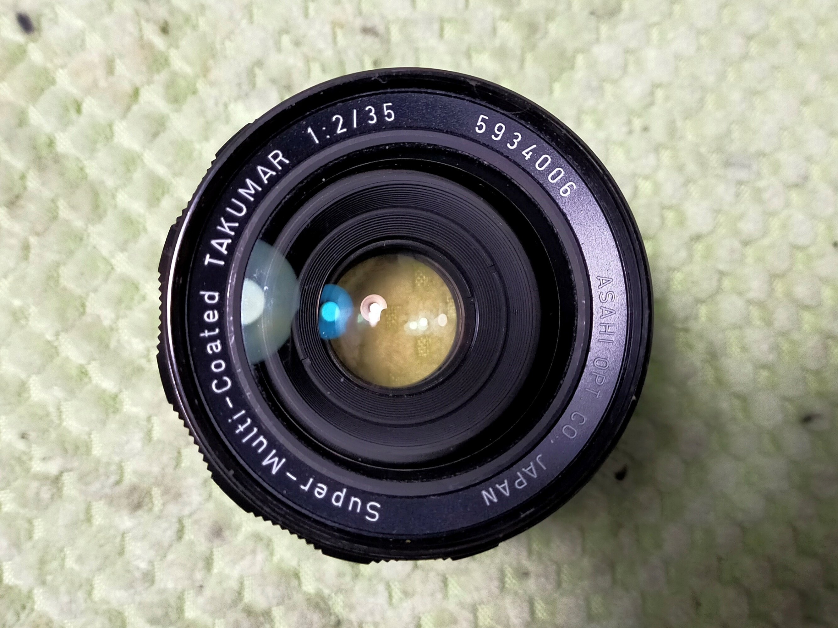 Pentax SMC TAKUAMR 35mm F/2の分解｜フィルムカメラ修理のアクアカメラ