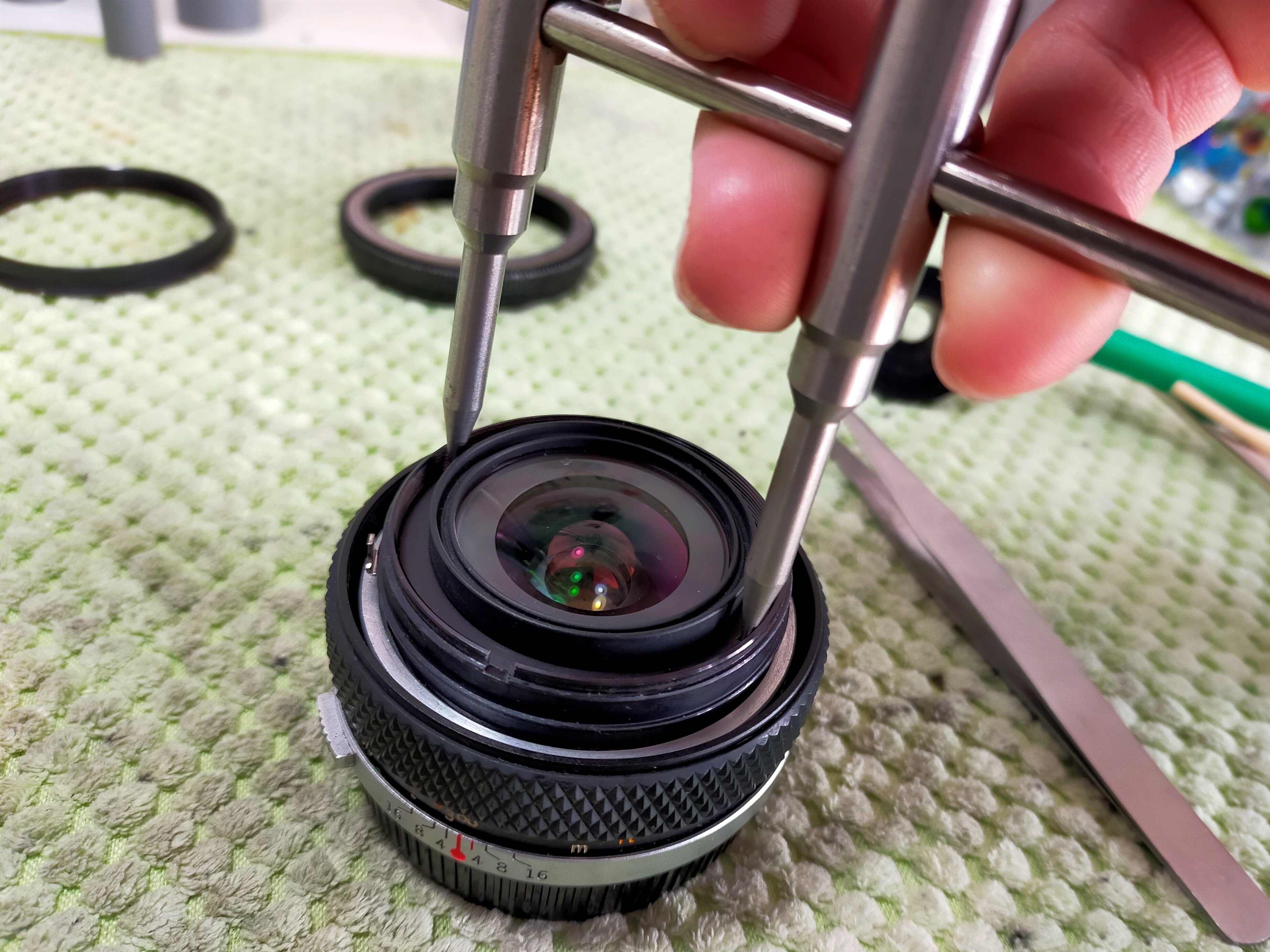 Olympus OM-SYSTEM 24mm F/2.8の分解|フィルムカメラ修理の Olympus OM-SYSTEM 24mm F/2.8の分解|フィルムカメラ修理の