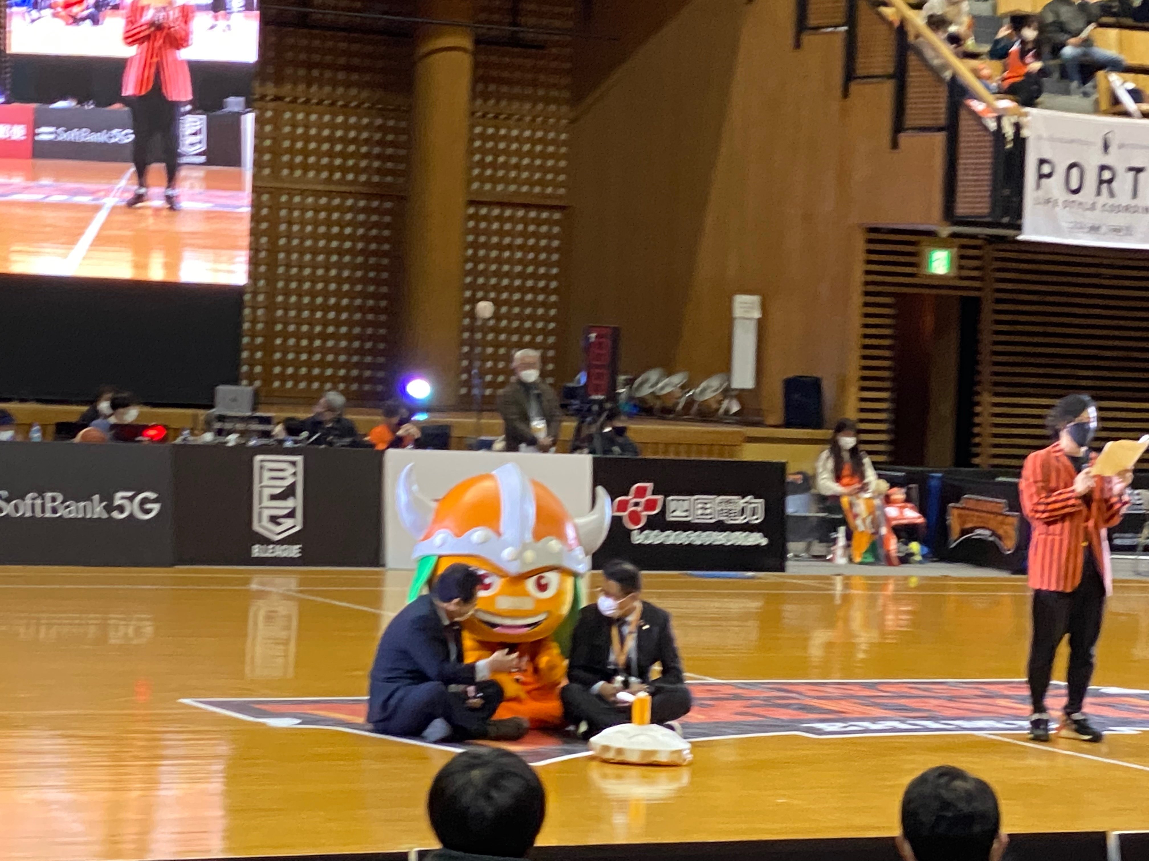 愛媛オレンジバイキングスホームゲーム視察｜島田慎二