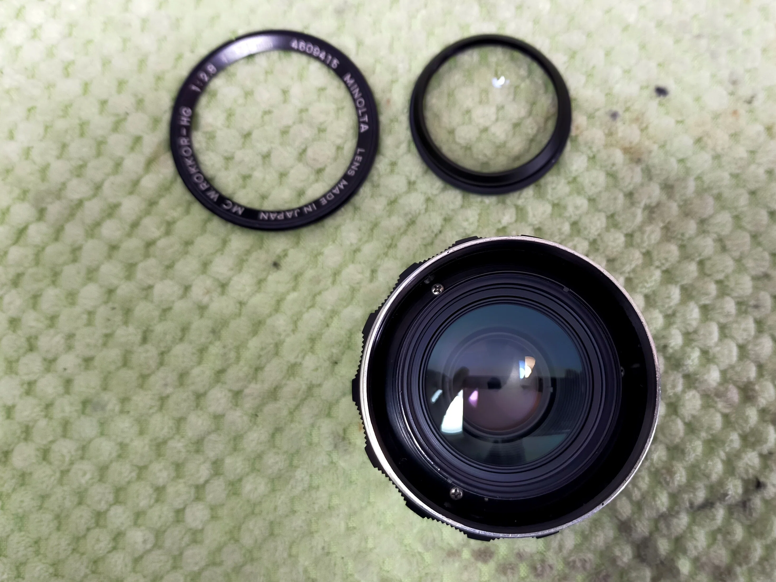 Minolta MC W.ROKKOR-HG 35mm F/2.8の分解｜フィルムカメラ修理の