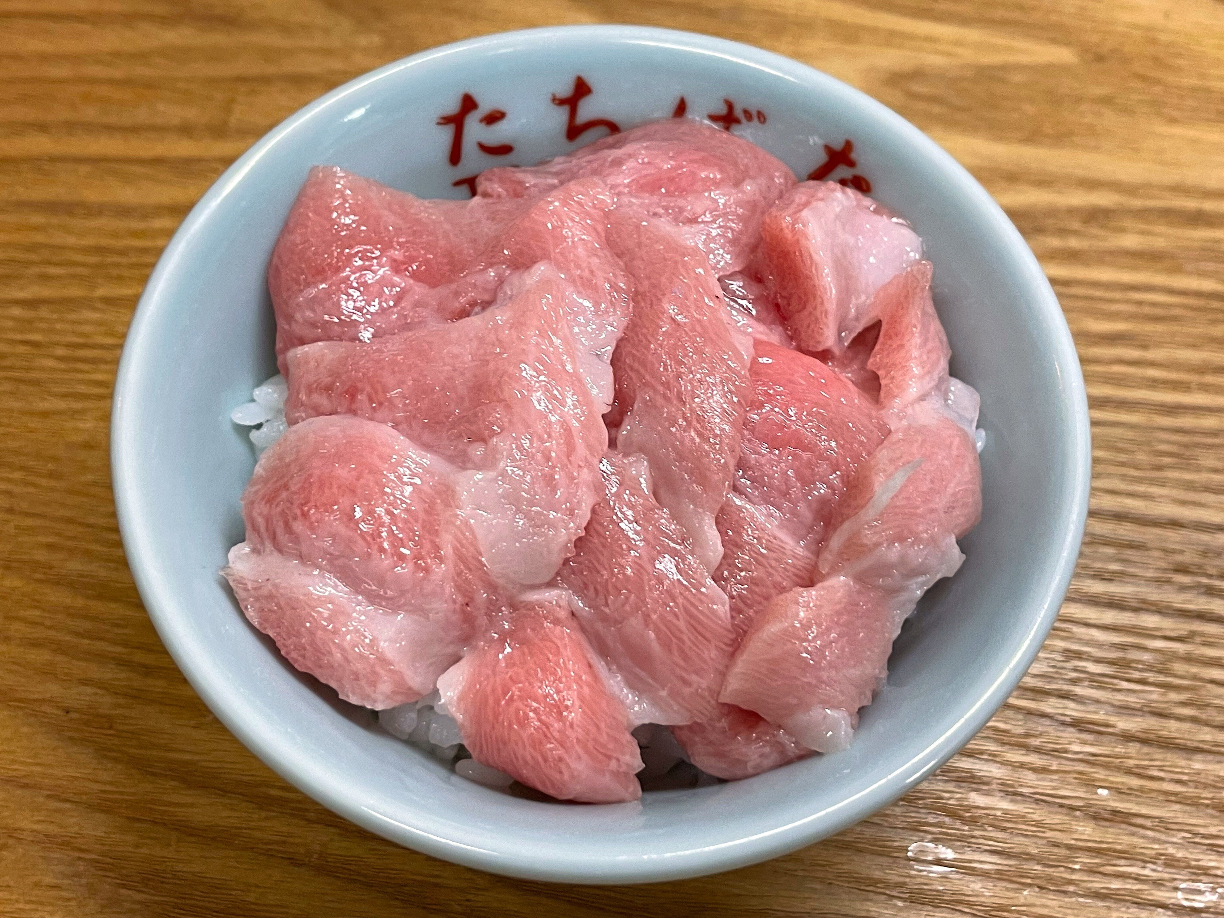 まぐろ大トロ丼｜小野瀬雅生