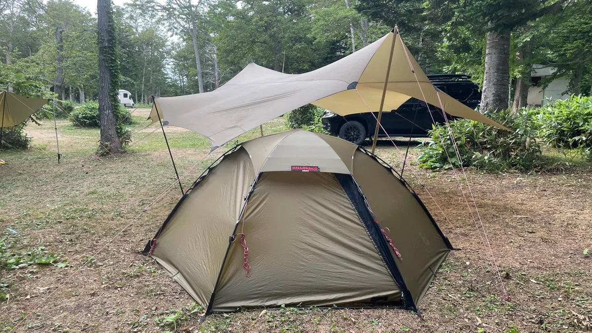 ヒルバーグ タープ20xp サンド hilleberg 20xp sand（HILLEBERG 