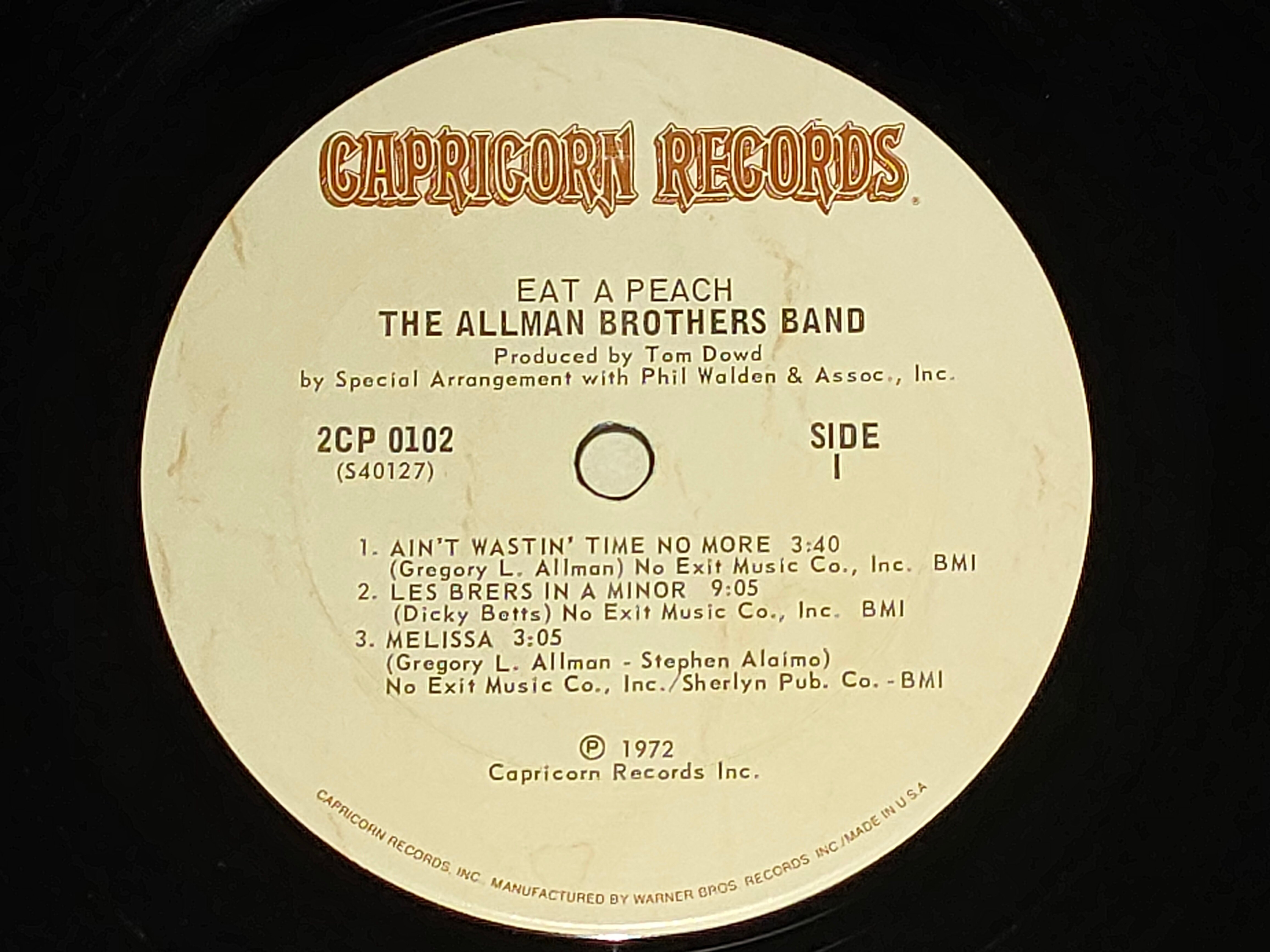 Eat a Peach】(1972) Allman Brothers Band デュアン・オールマン追悼