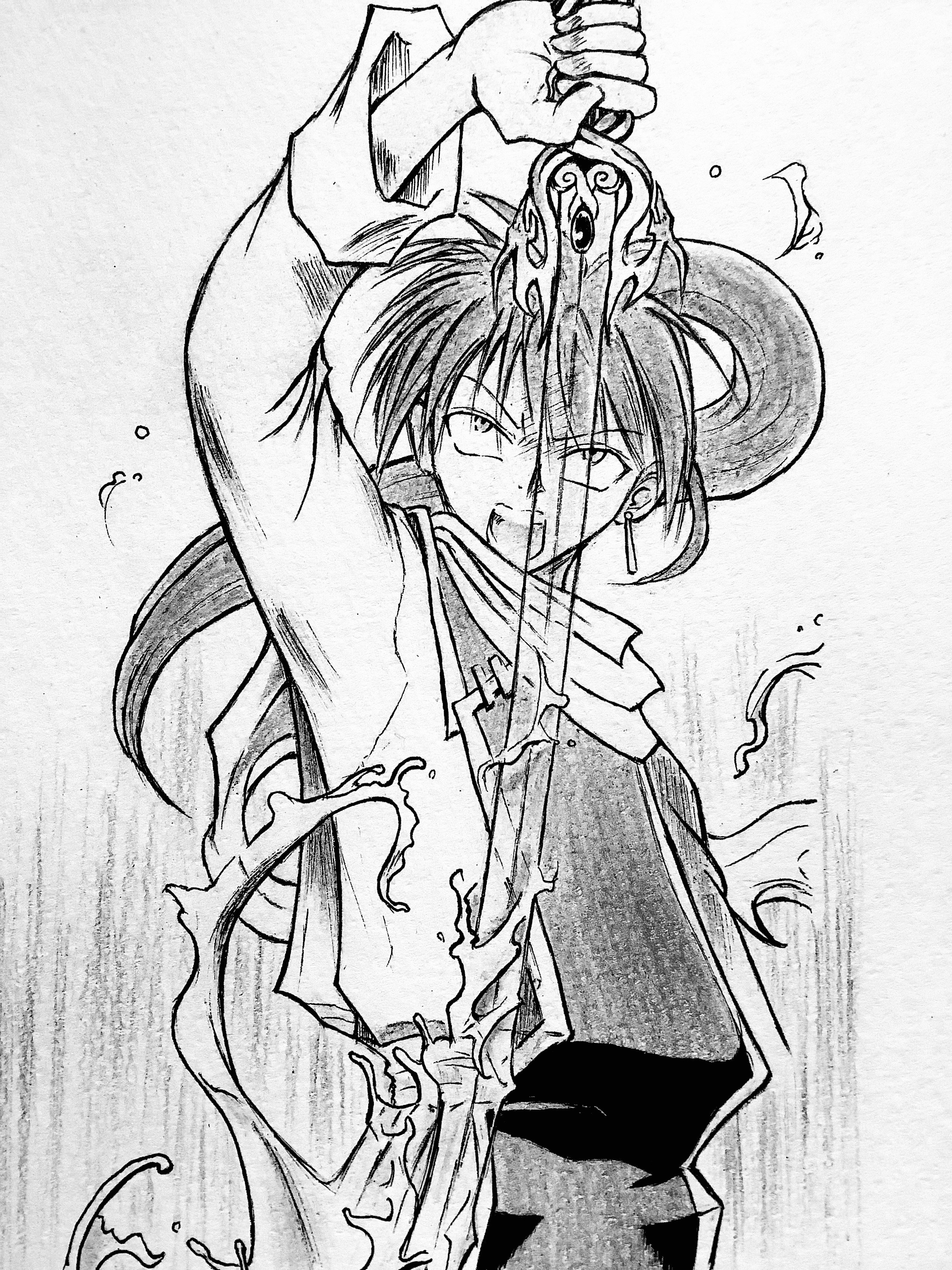 神撫手 蒼眼模写 シャングリラ Note
