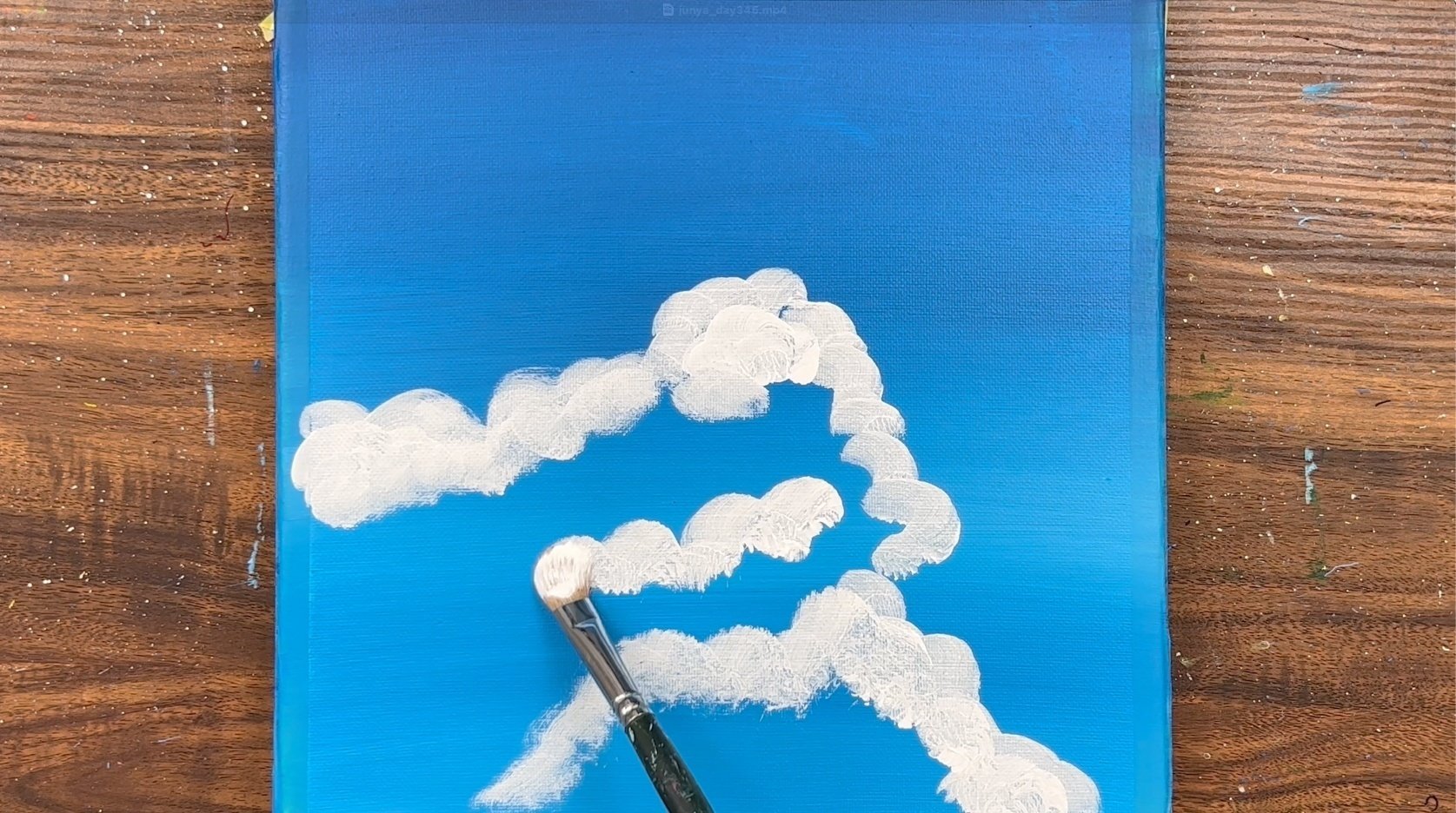 アクリル絵の具で「美しい虹」を描いてみた｜junya_art