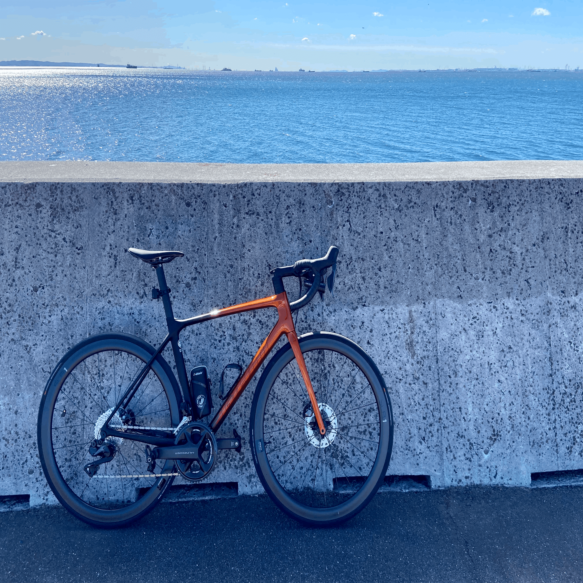 お客様バイク紹介 GIANT TCR ADVANCED PRO 0 Ultegra Di2｜BIKE SHOP