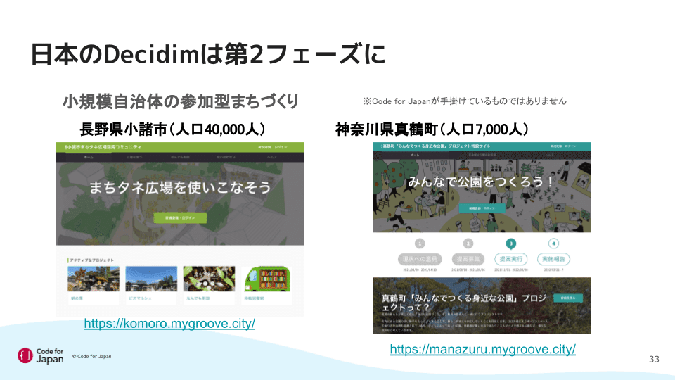 オンライン参加型合意形成プラットフォームDecidimを活用した