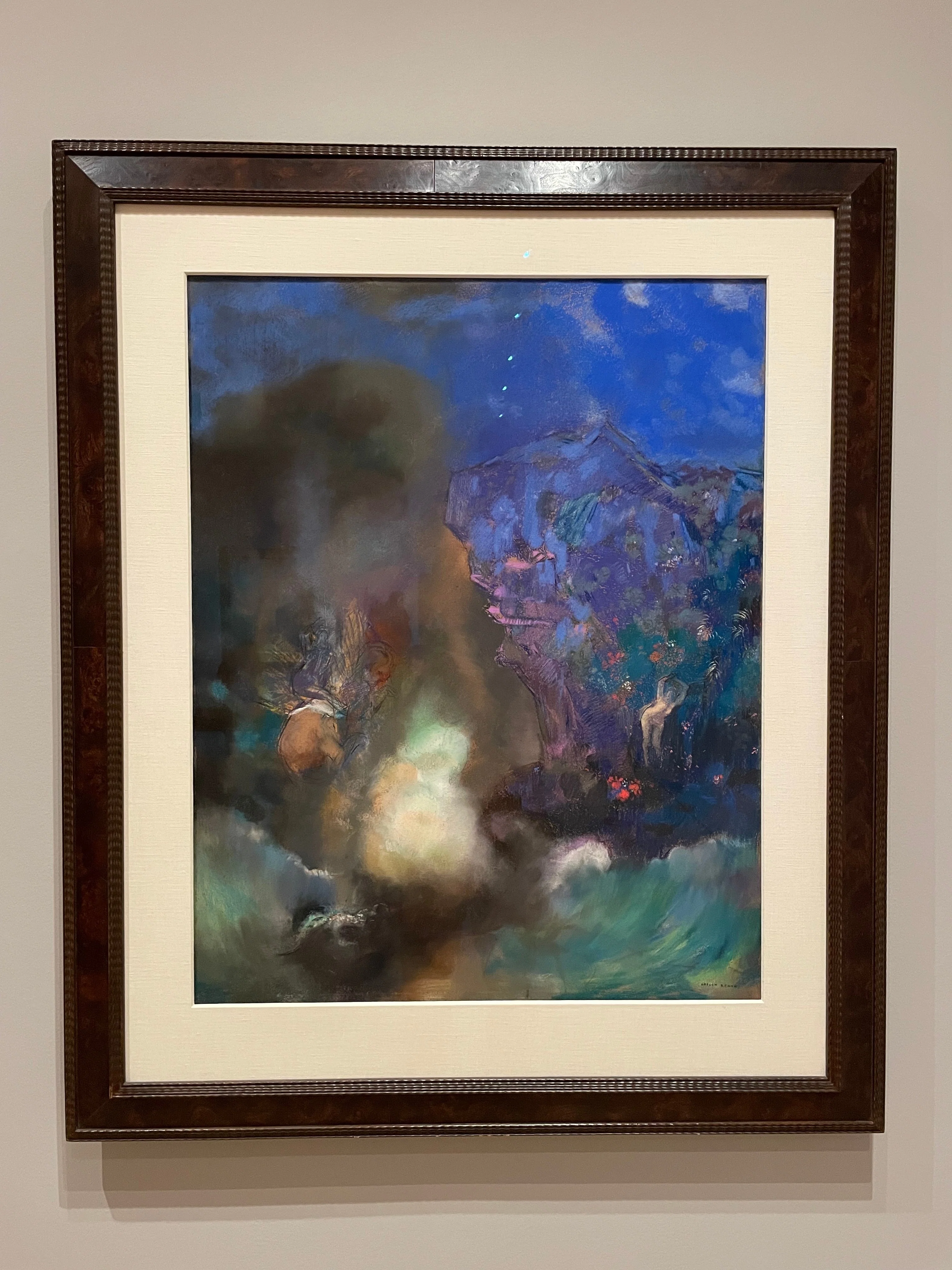 オディロン・ルドン（Odilon Redon）作『Roger and Angelica