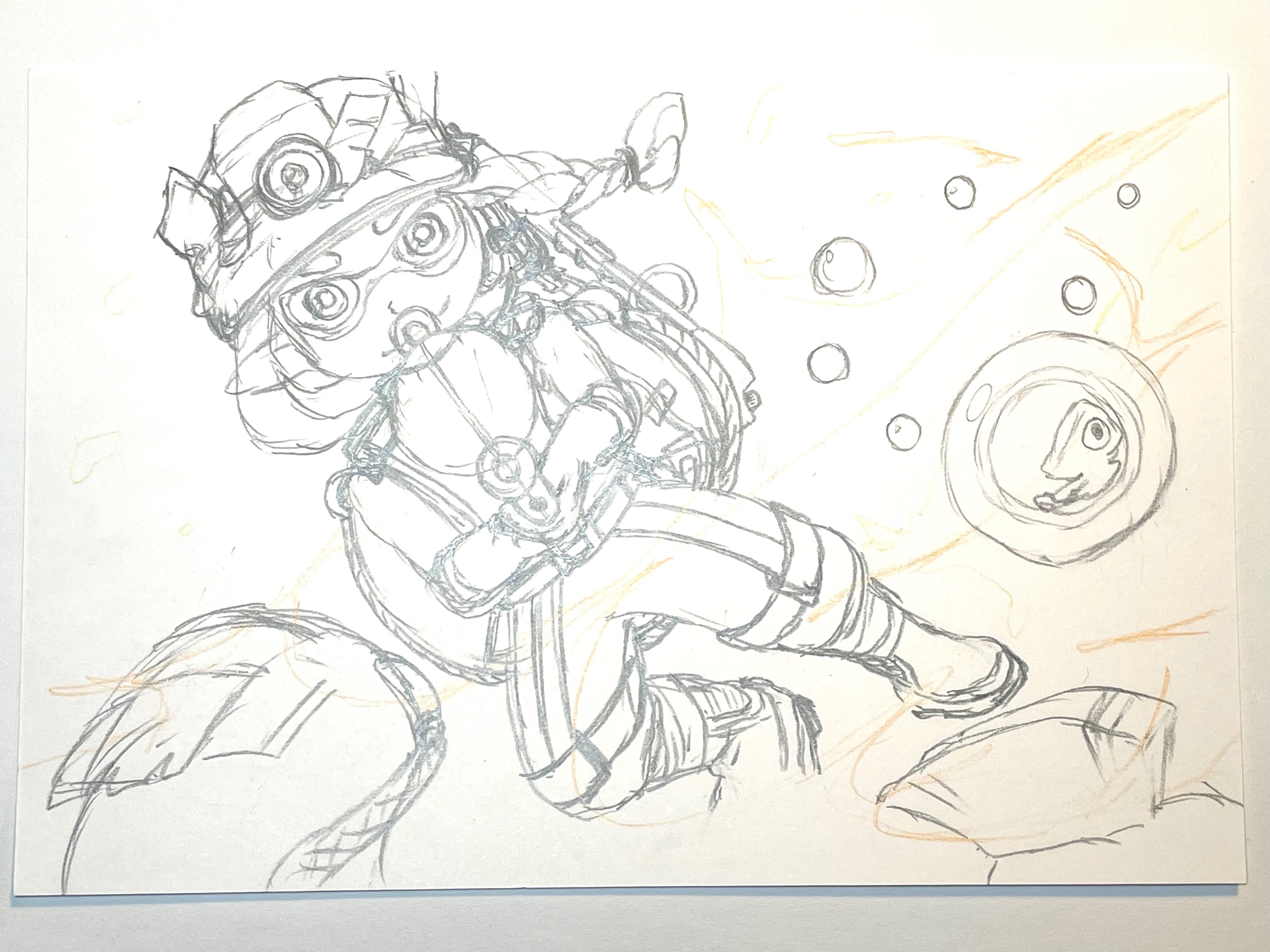 スプラトゥーン3 のサーモンランイラストを描いてみた 新発見やおすすめ画材も紹介 空乃さゆる ゲームwebライター Note