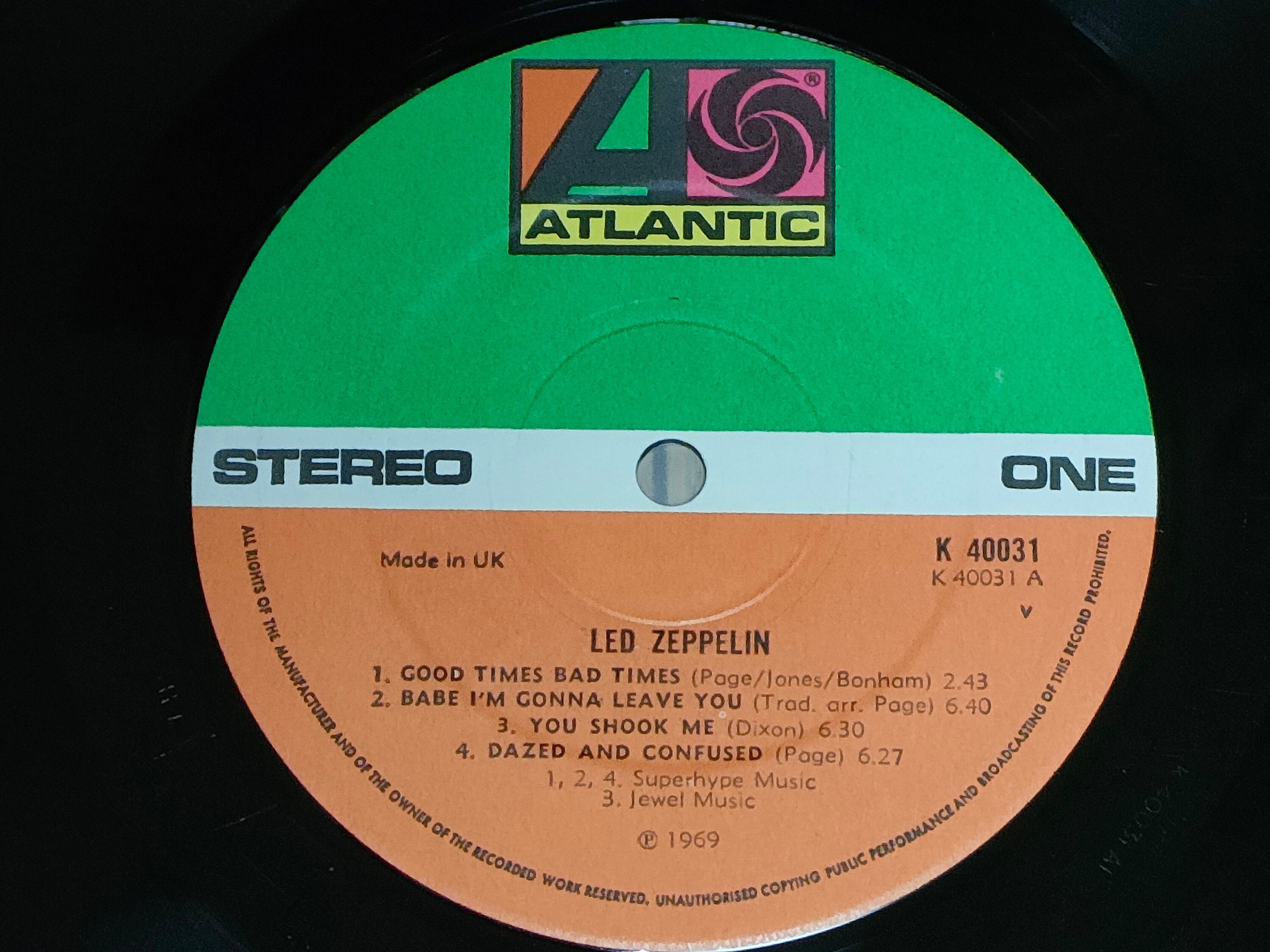 Led Zeppelin】(1969) アナログ盤で聴くツェッペリン1st体験記 