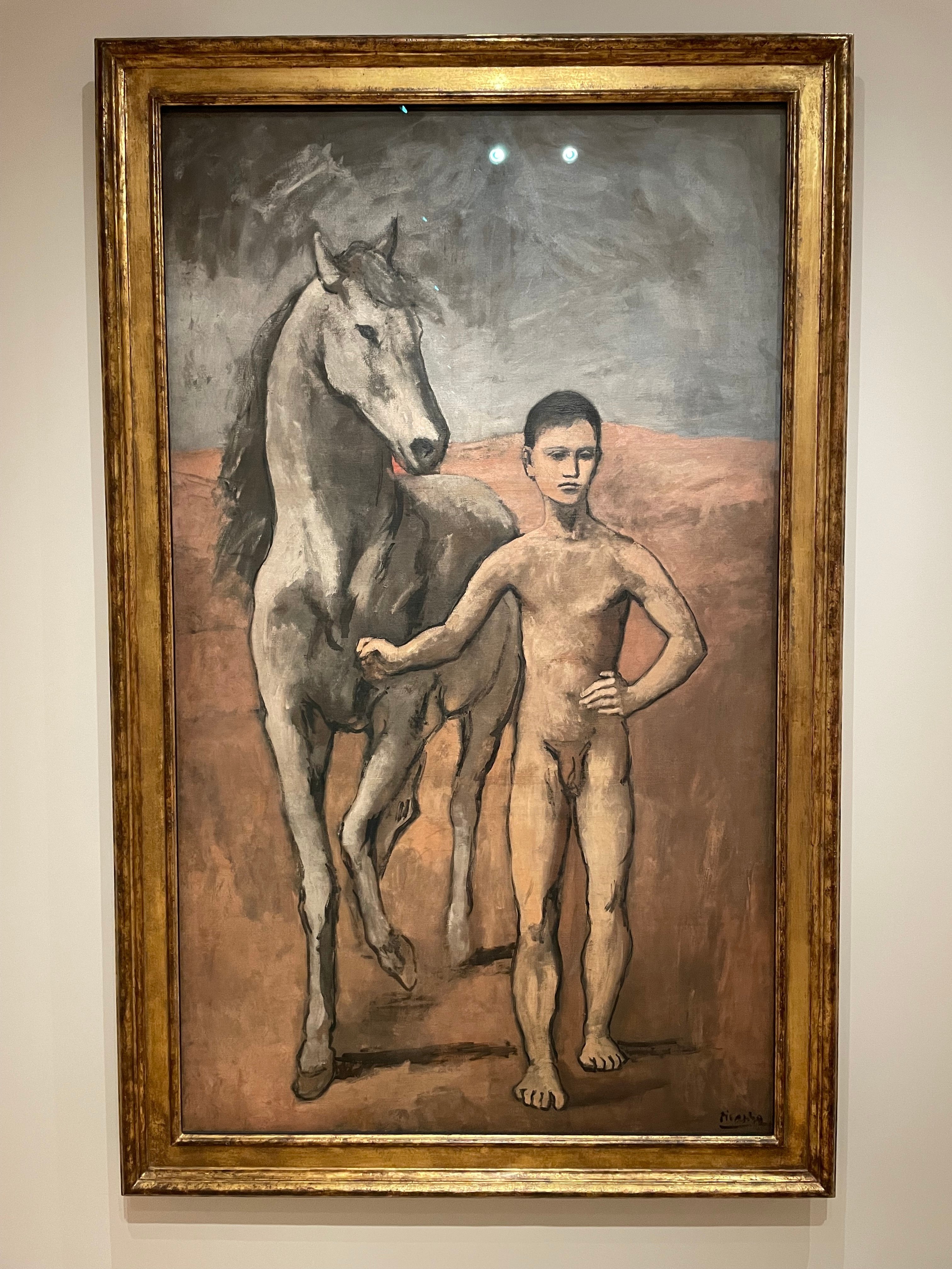 パブロ・ピカソ（Pablo Picasso）作『Boy Leading a Horse