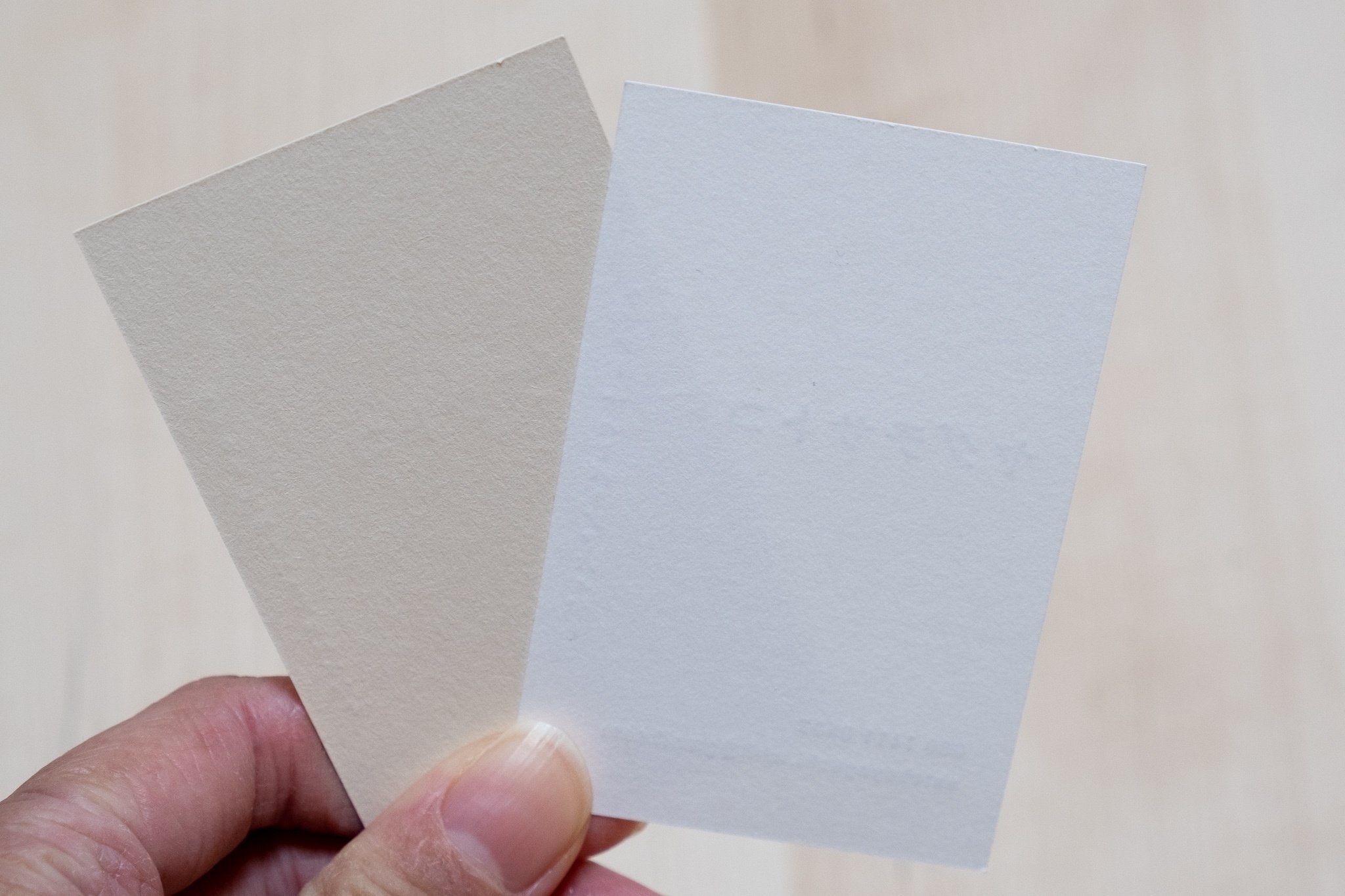 自分の名刺で大実験！7種類の紙×活版印刷｜ヤグチサトコ