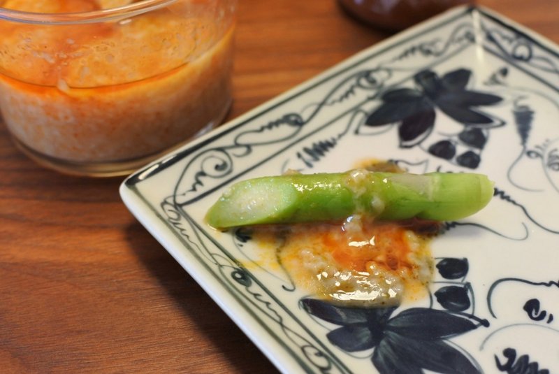 ラブパクドレのあま酒ディップと野菜