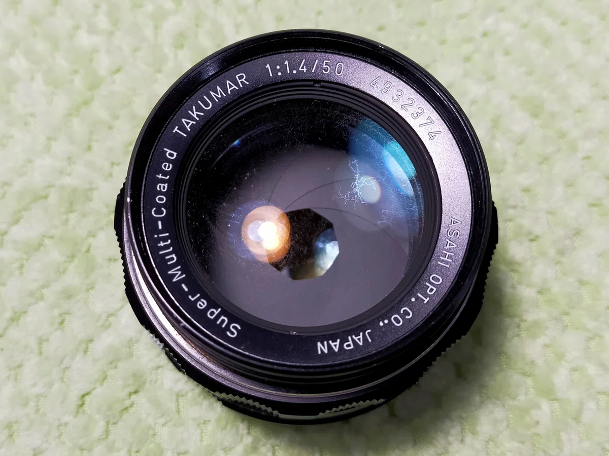 Pentax Super-Multi-Coated Takumar 50mm F/1.4の分解｜フィルムカメラ 