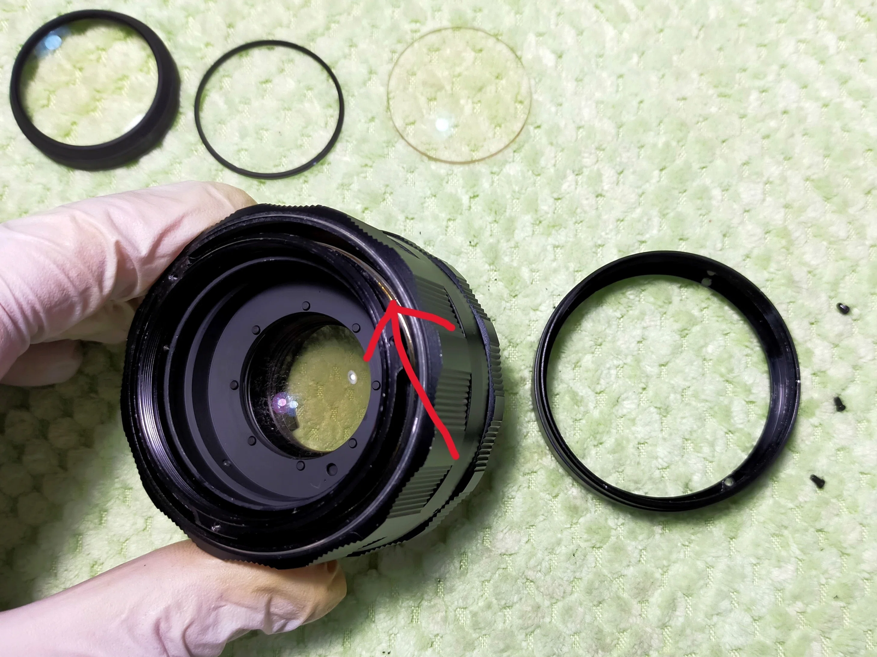 Pentax Super-Multi-Coated Takumar 50mm F/1.4の分解｜フィルムカメラ